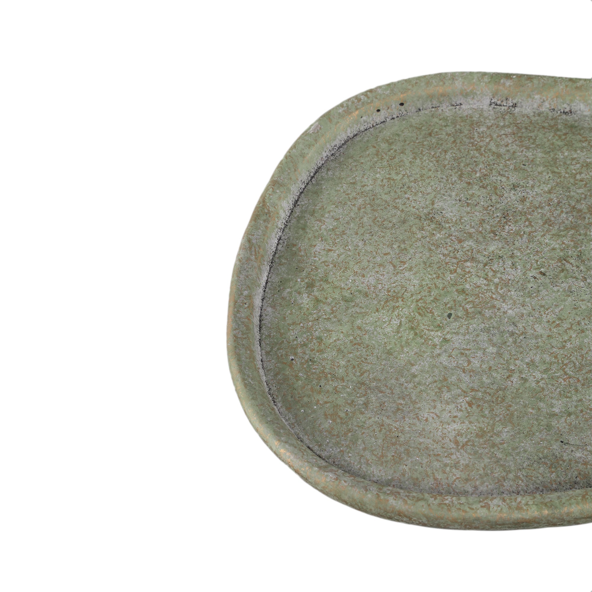 Killeen Green organic shaped cement plate L