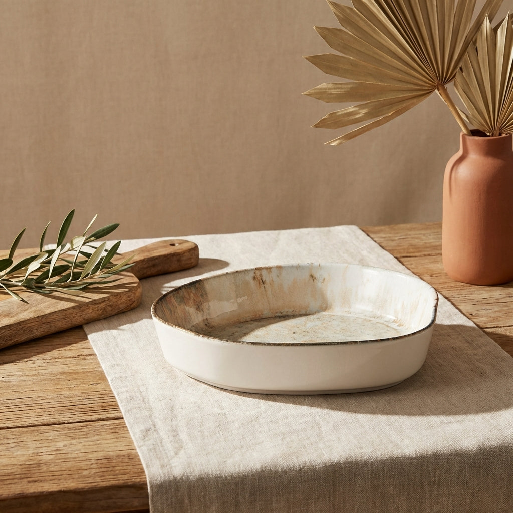 Piatti Organic porcelain 21 cm deep plate
