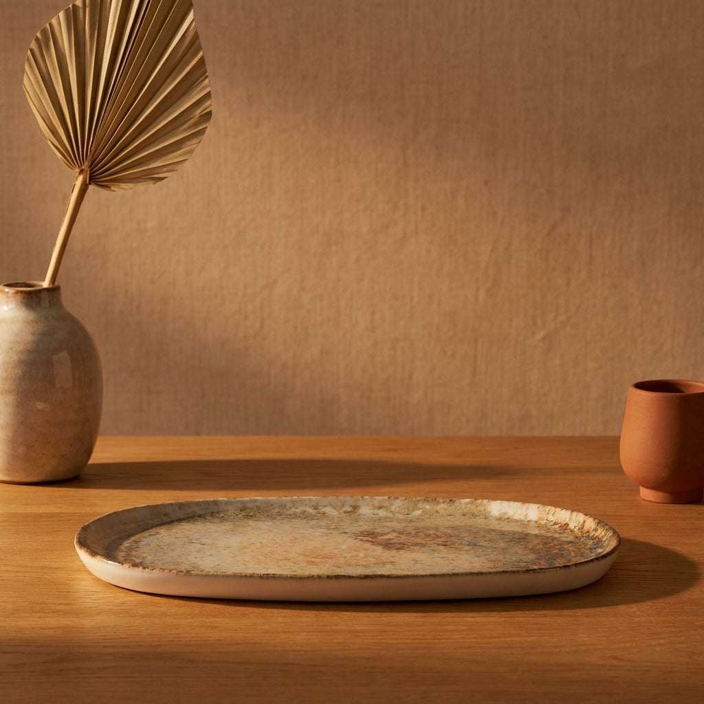 Piatti porcelain fish plate 35 cm oval