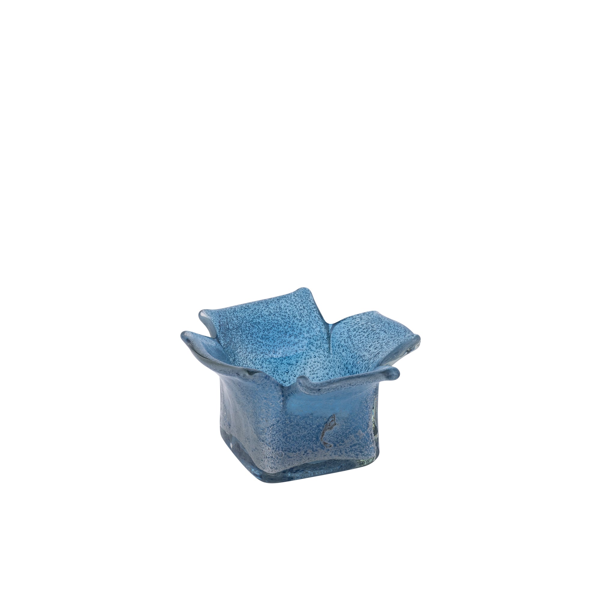 Aliah Photophores en verre - Bleu