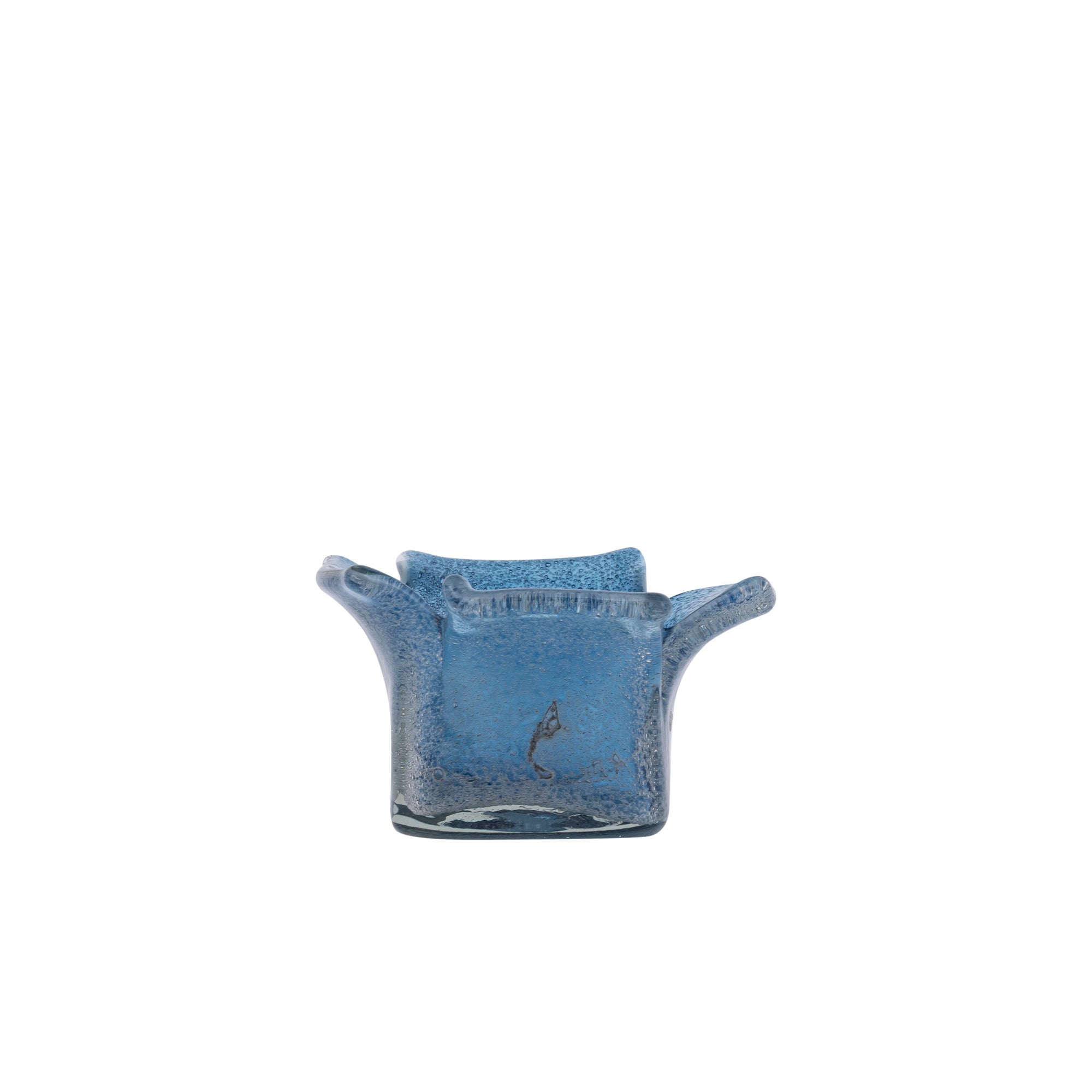 Aliah Photophores en verre - Bleu