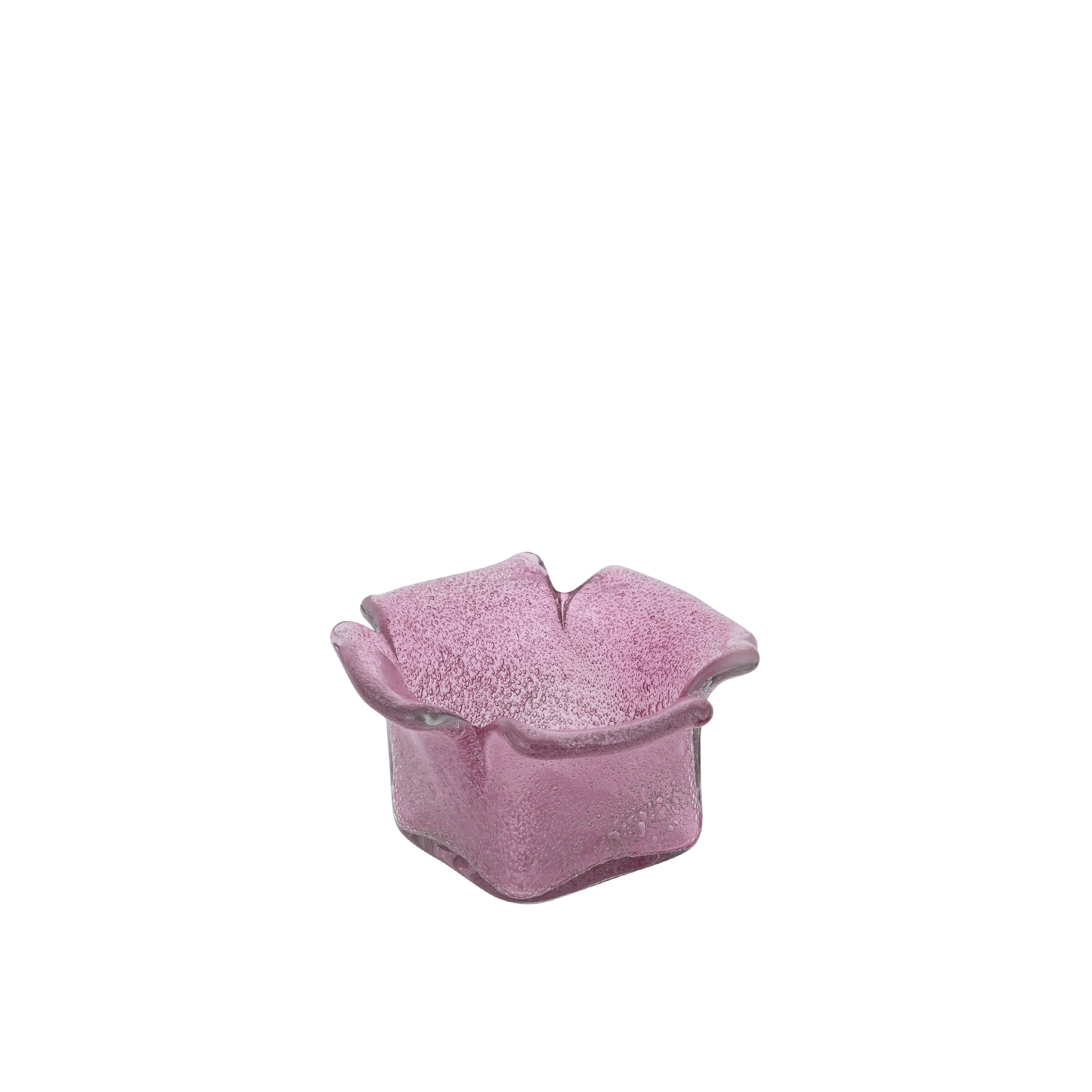 Aliah Photophores en verre - Rose