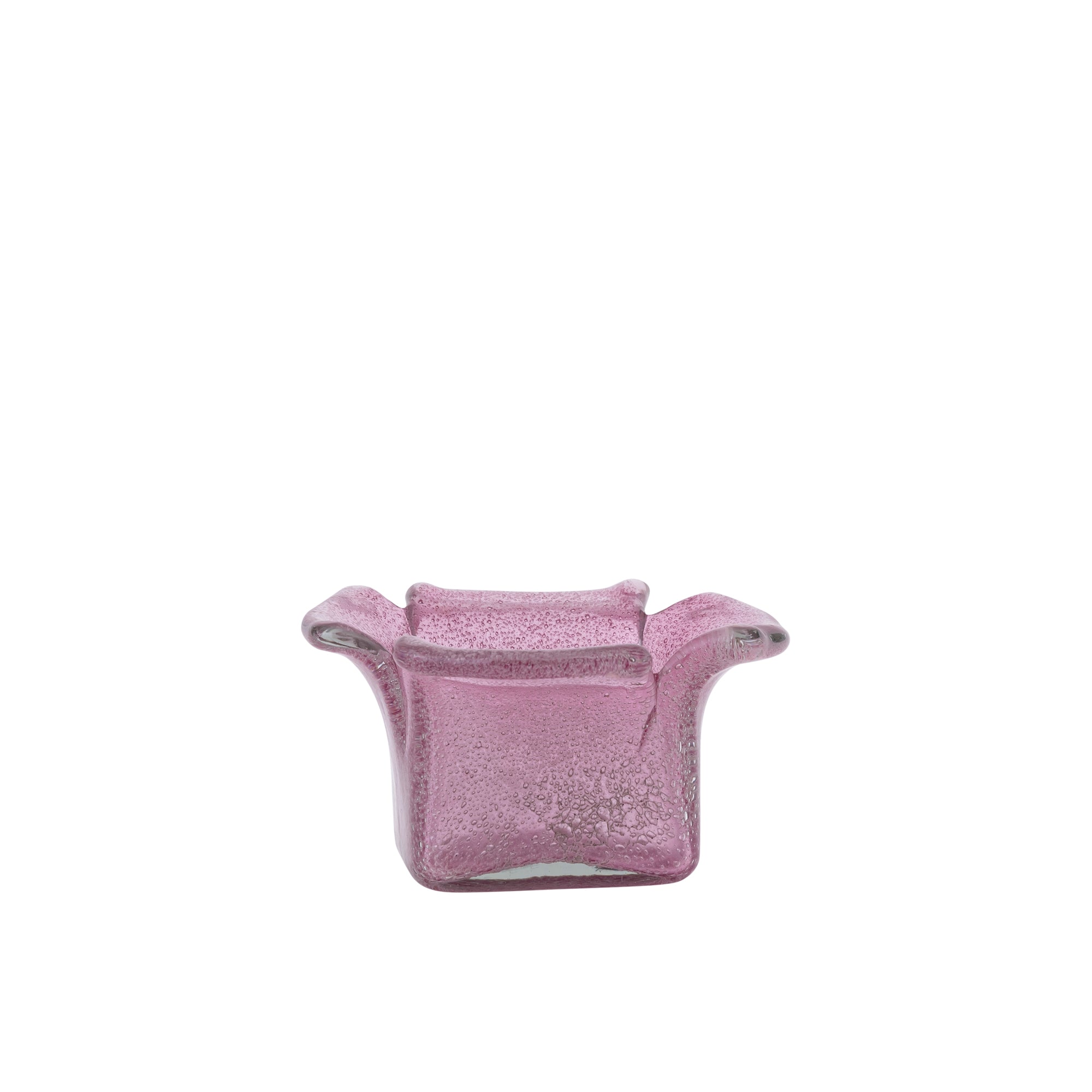 Aliah Photophores en verre - Rose