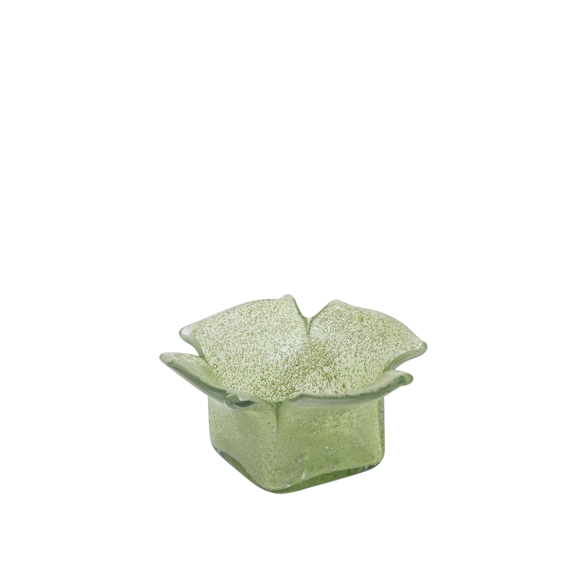 Aliah Photophores en verre - Vert