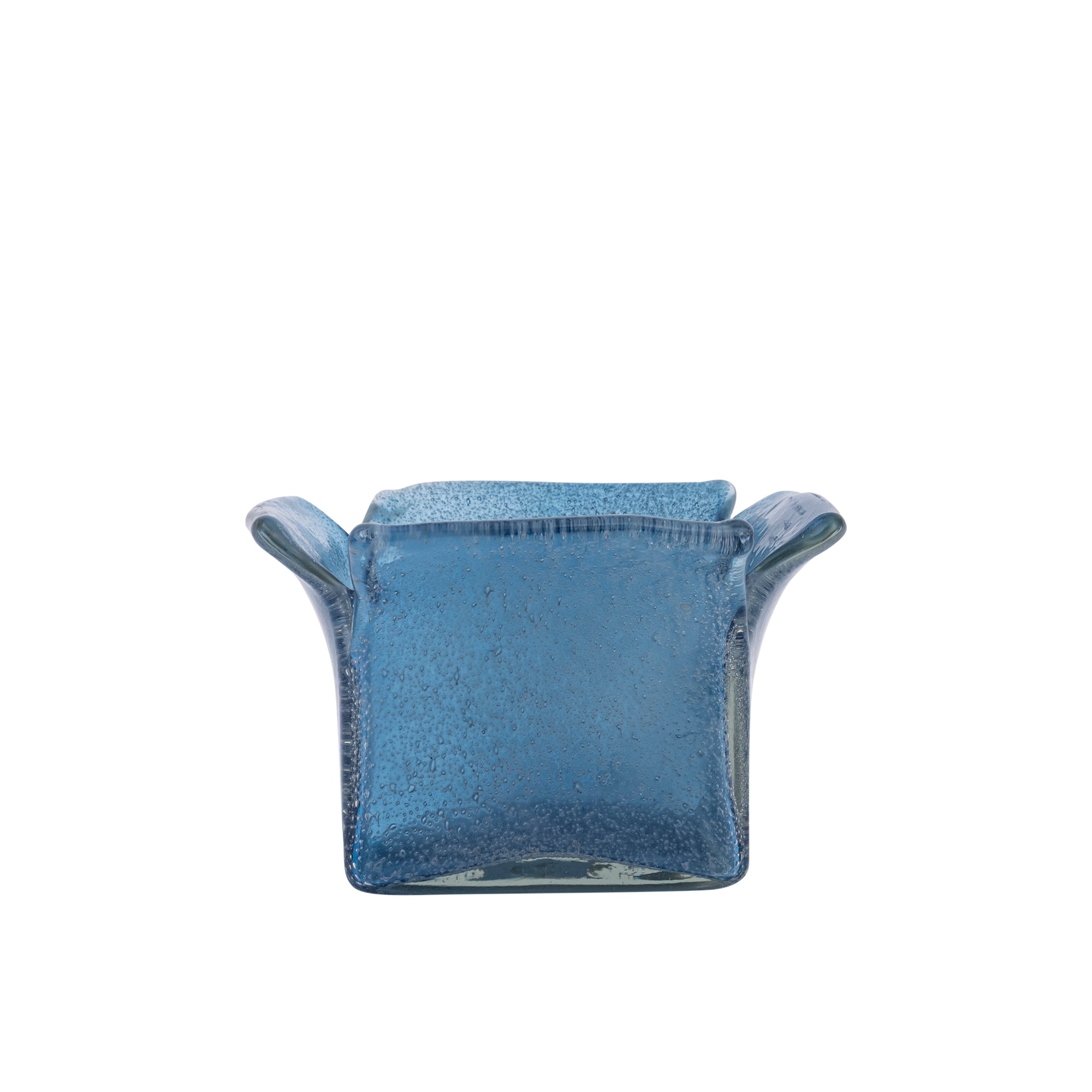 Aliah Photophores en verre - Bleu