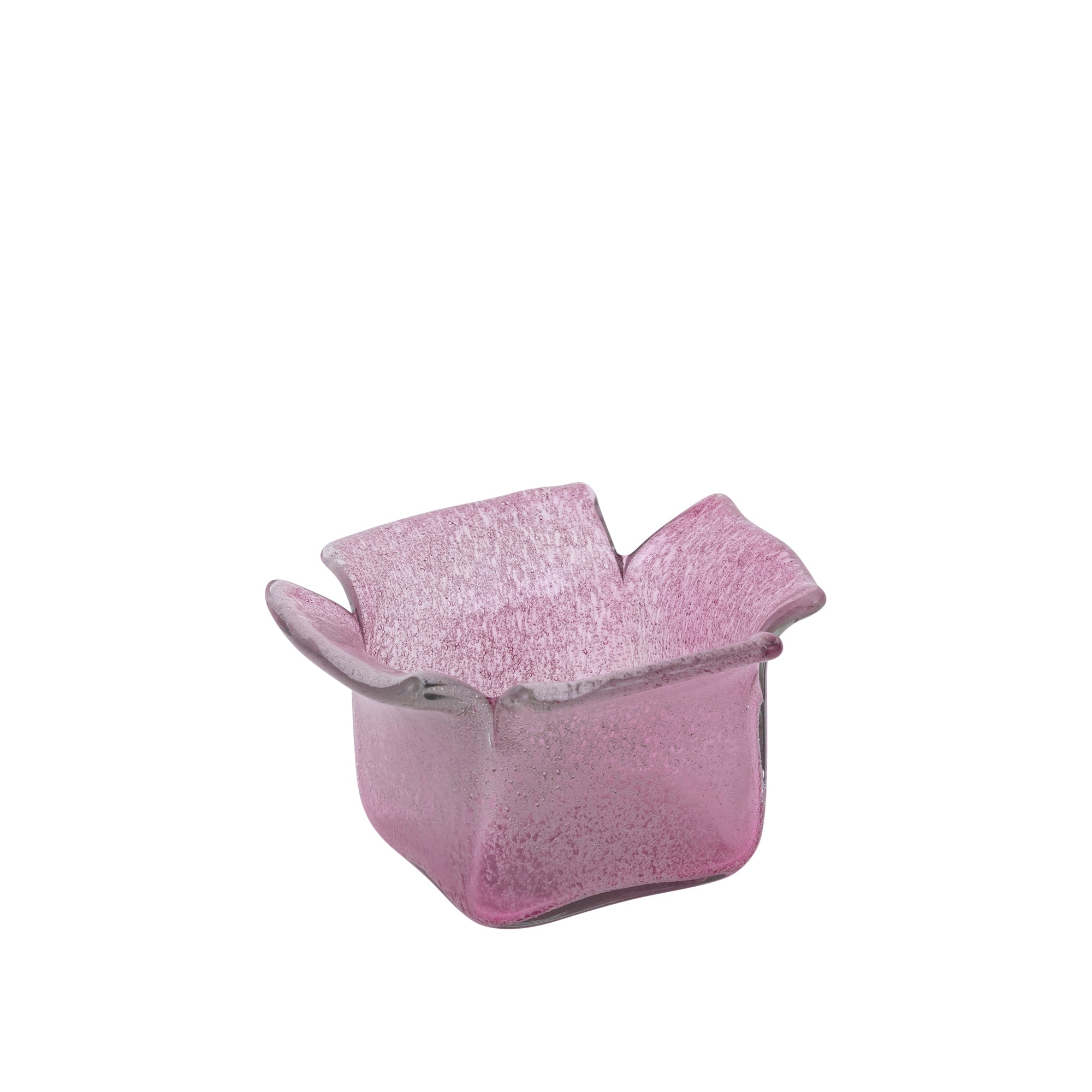 Aliah Photophores en verre - Rose