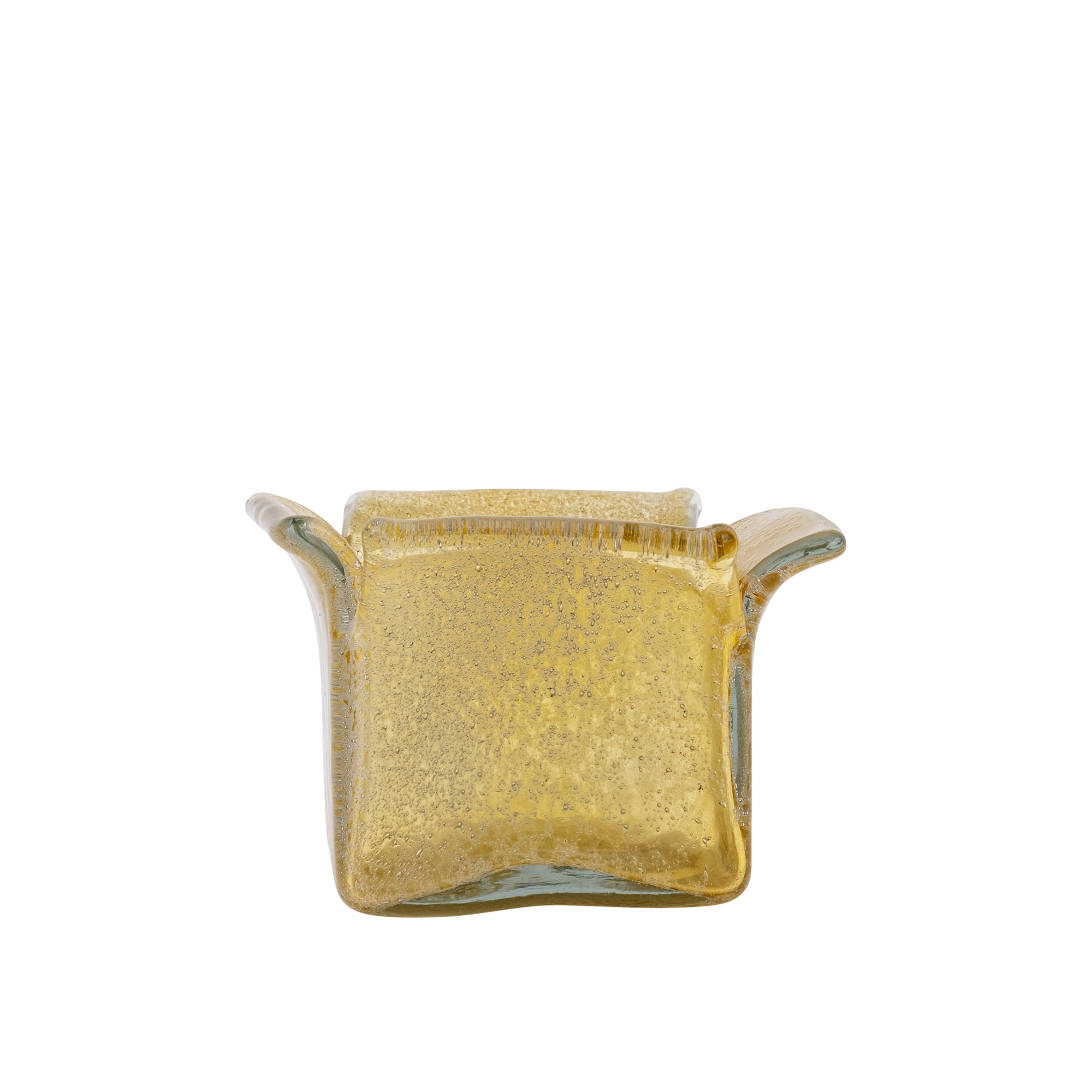 Aliah Photophores en verre - Jaune