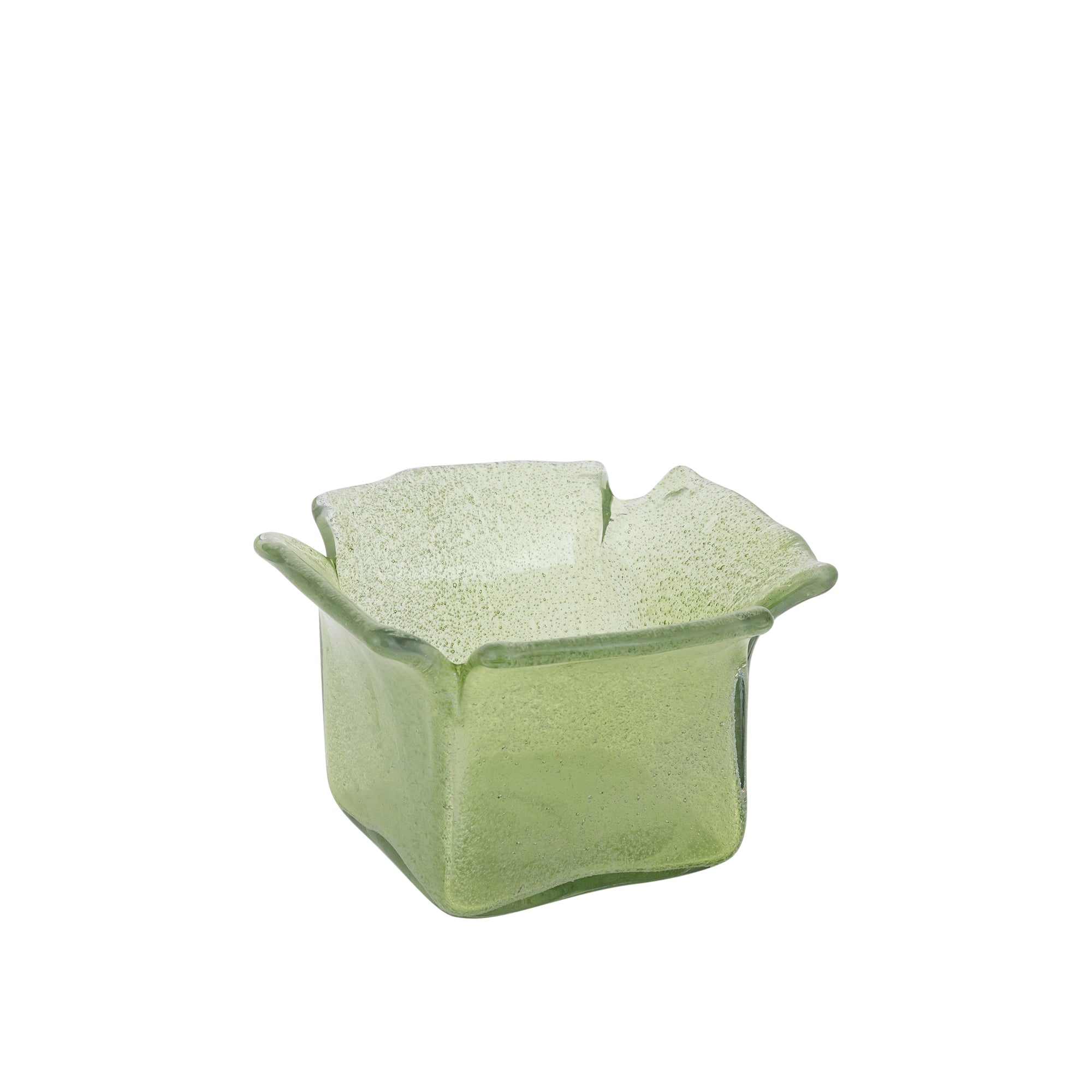 Aliah Photophores en verre - Vert