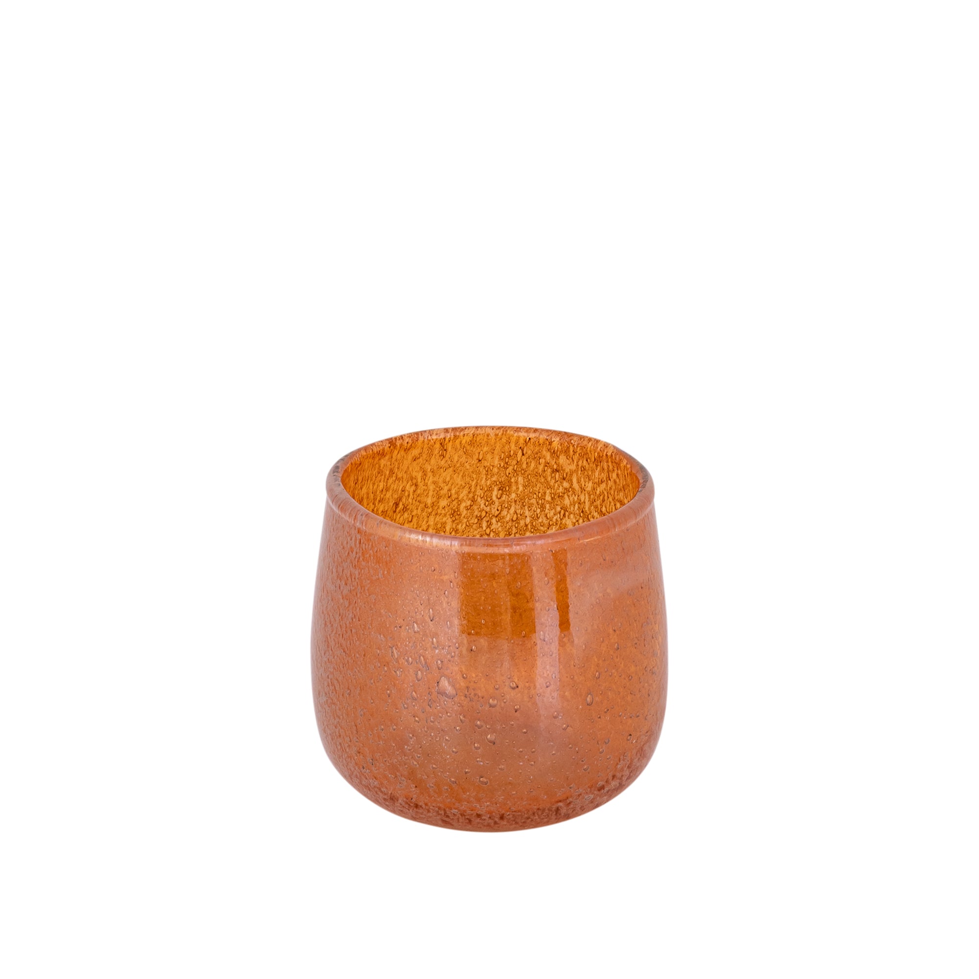 Merian Bougeoirs en verre - Orange