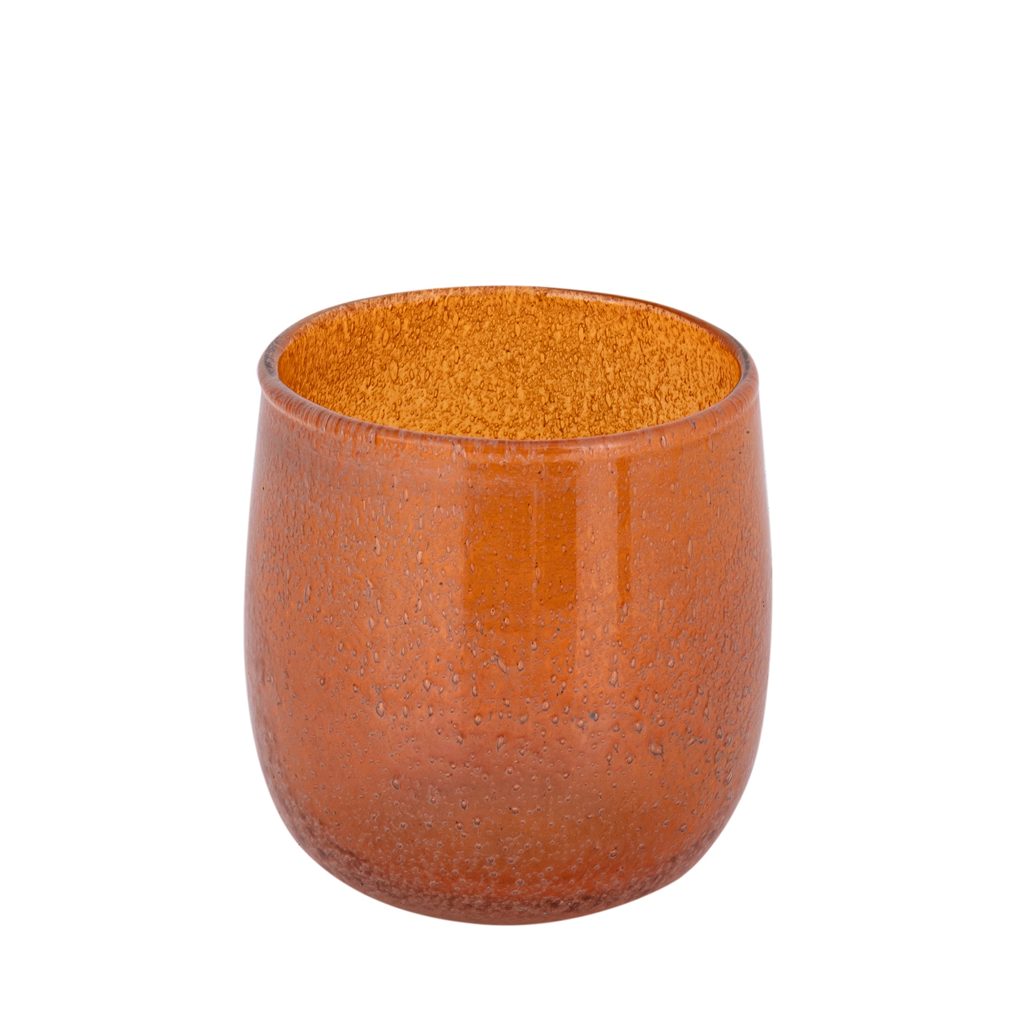 Merian Bougeoirs en verre - Orange