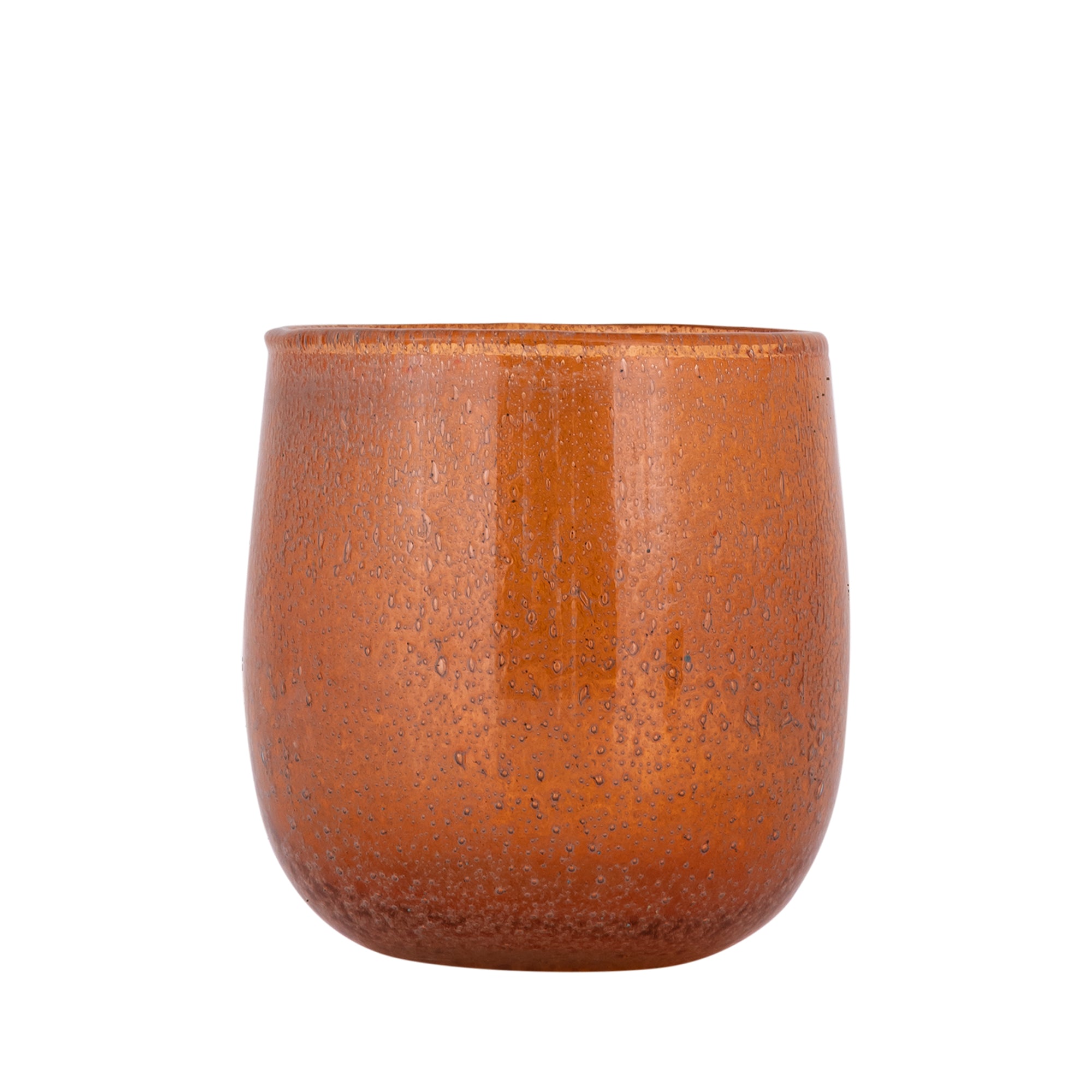 Merian Bougeoirs en verre - Orange