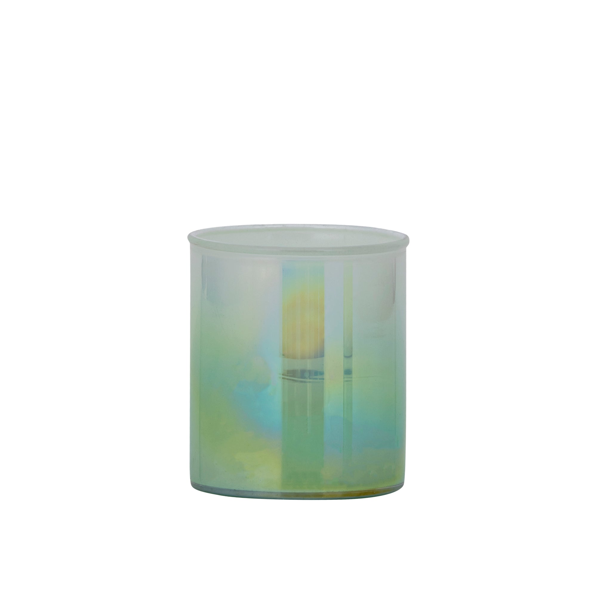 Darcy Photophores en verre - Vert menthe
