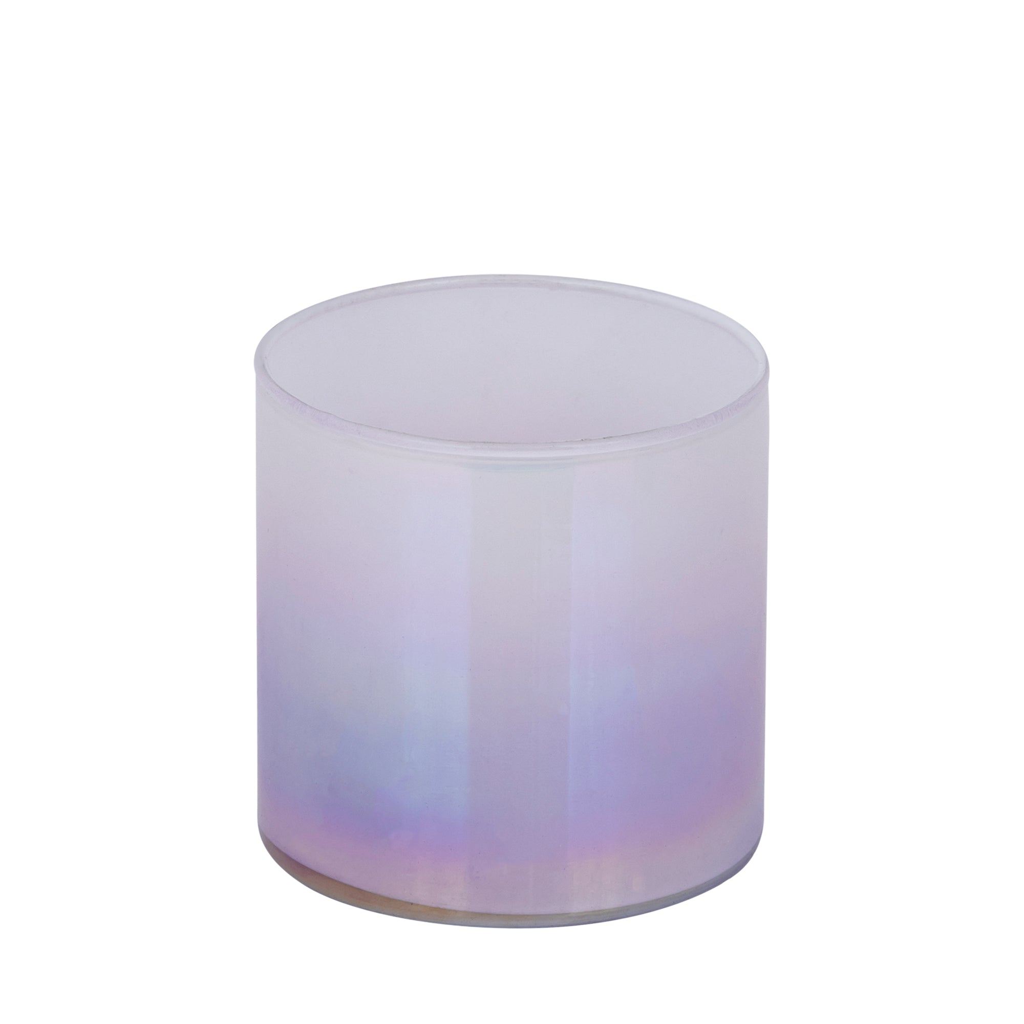 Darcy Bougeoirs en verre — Round Stormlight Ombre Effect - Violet