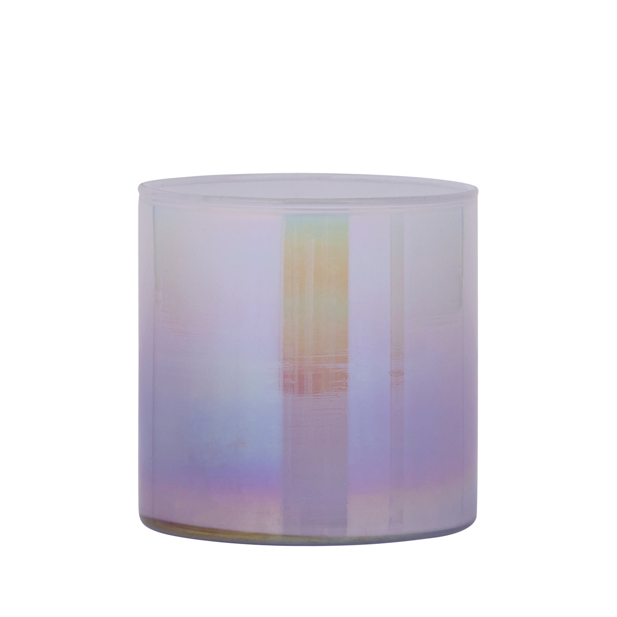 Darcy Bougeoirs en verre — Round Stormlight Ombre Effect - Violet