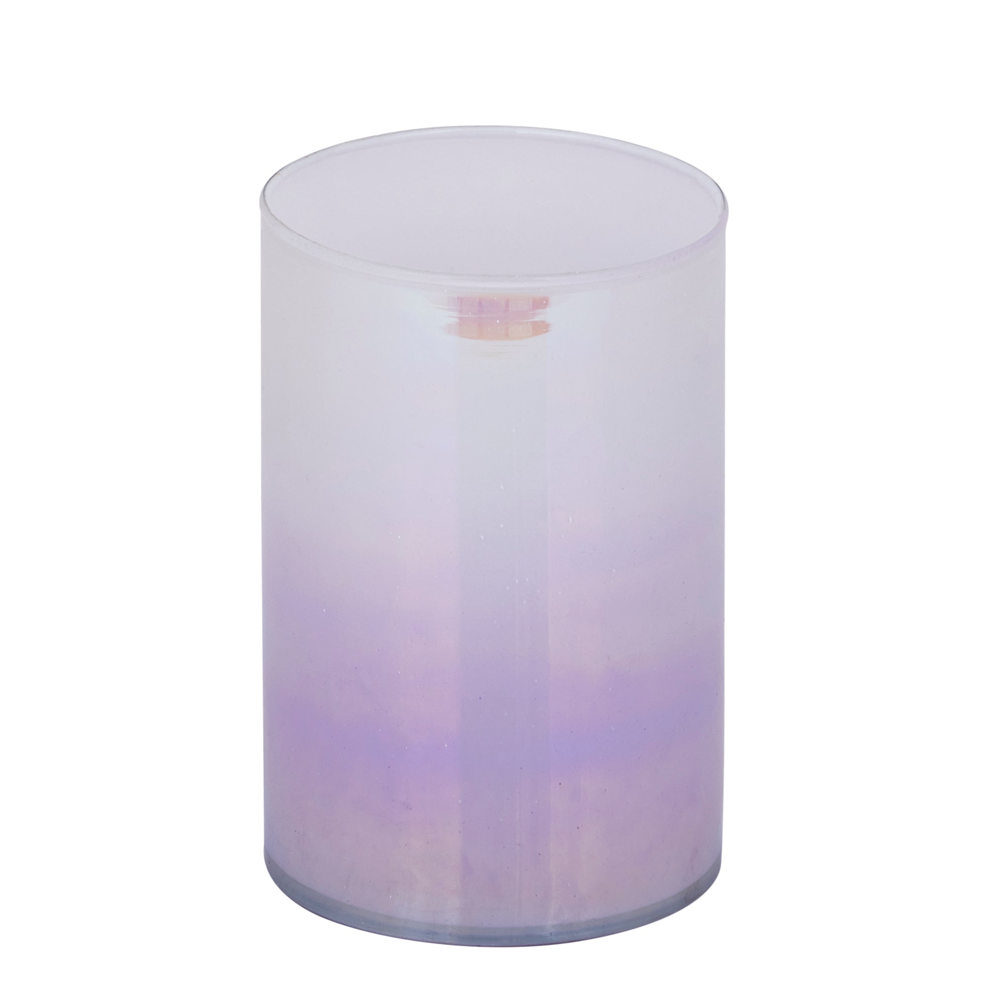 Darcy Bougeoirs en verre — Round Stormlight Ombre Effect - Violet