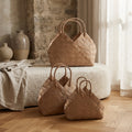 Panier Clarke — Naturel Triangle Tissé Papier SV