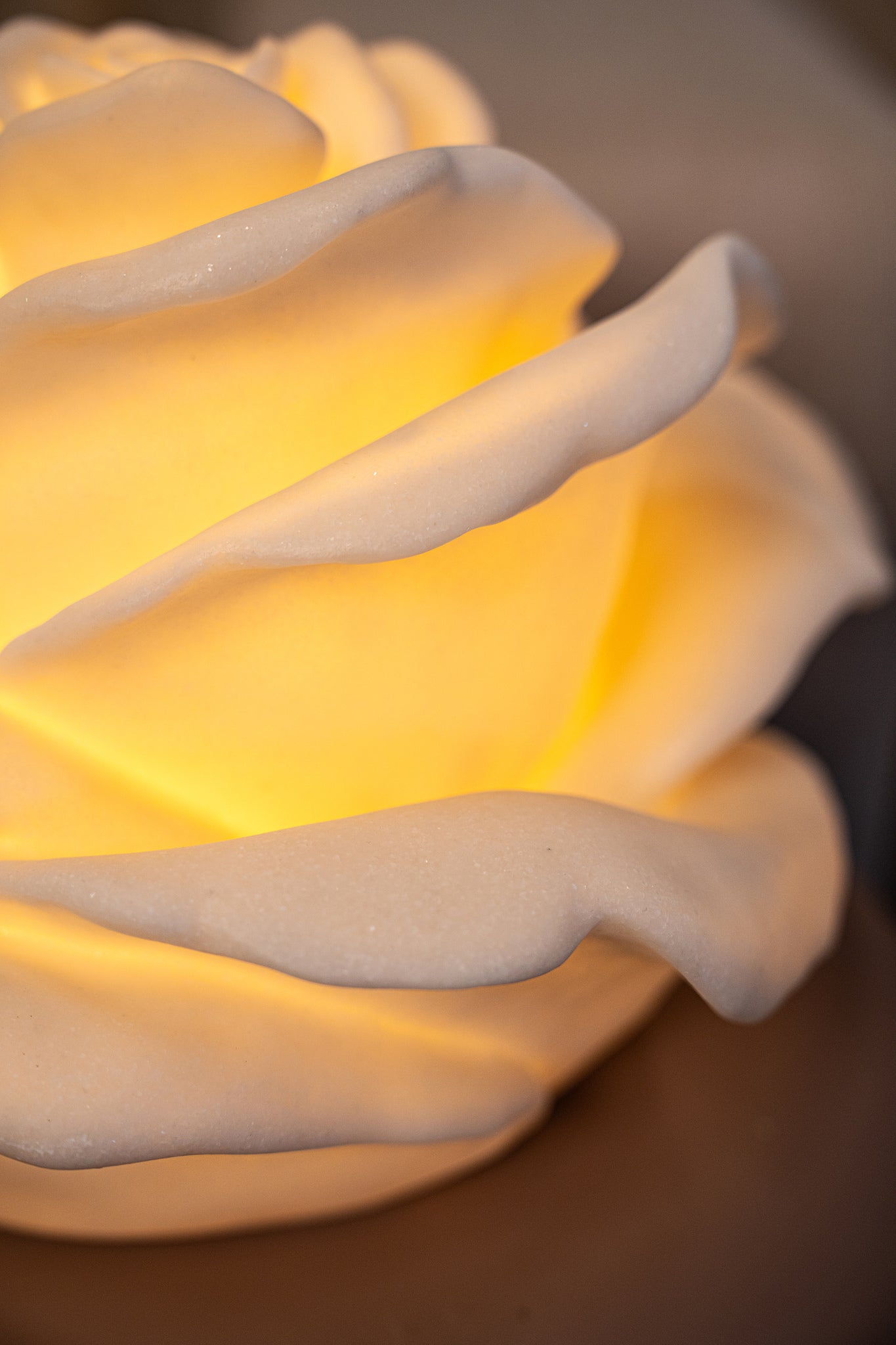 Aveda Lampes LED en résine — Rose Led Light Rechargeable Low - Blanc