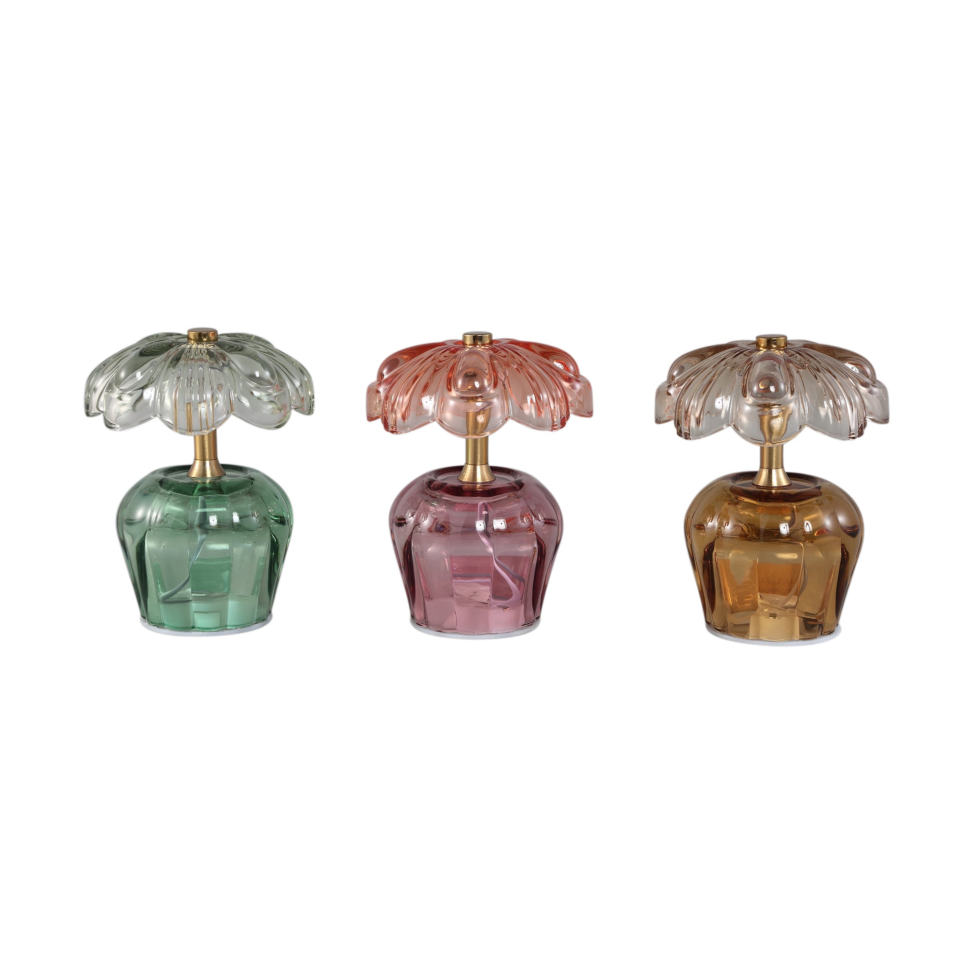 Kaydie Lampes LED en grass - Marron