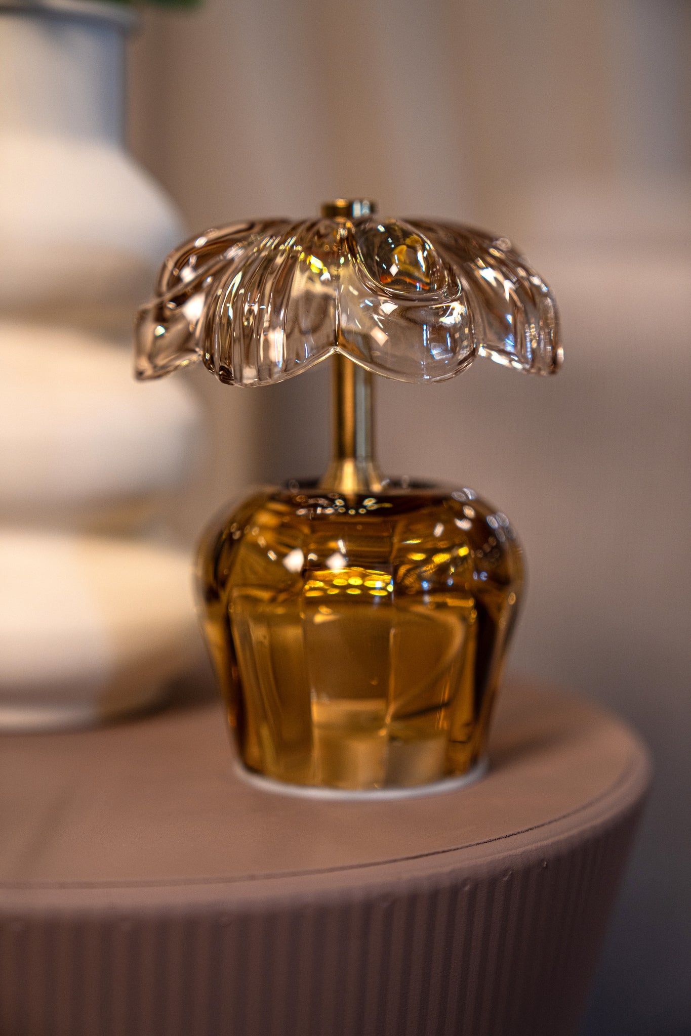 Kaydie Lampes LED en grass - Marron