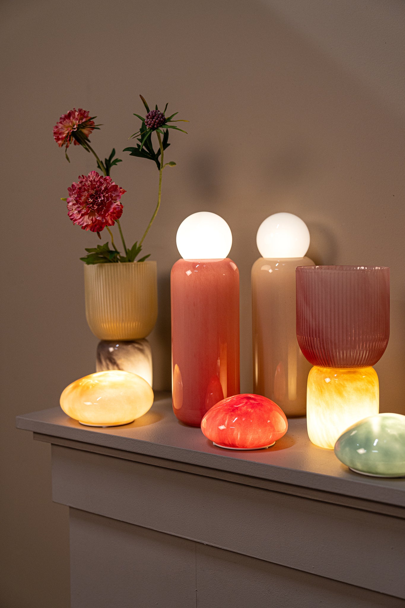 Alayna Lampes LED - Beige