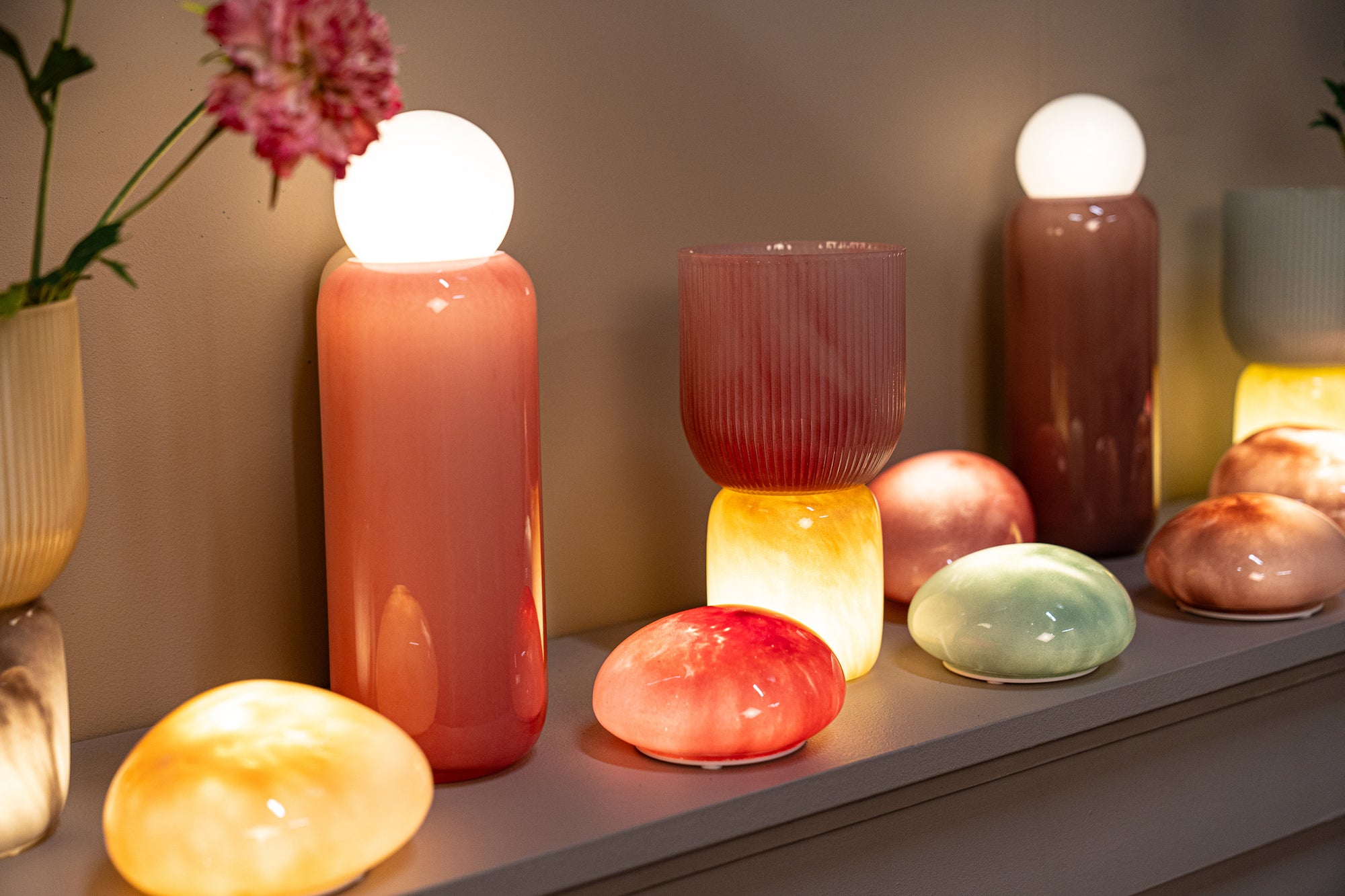 Alayna Lampes LED - Beige
