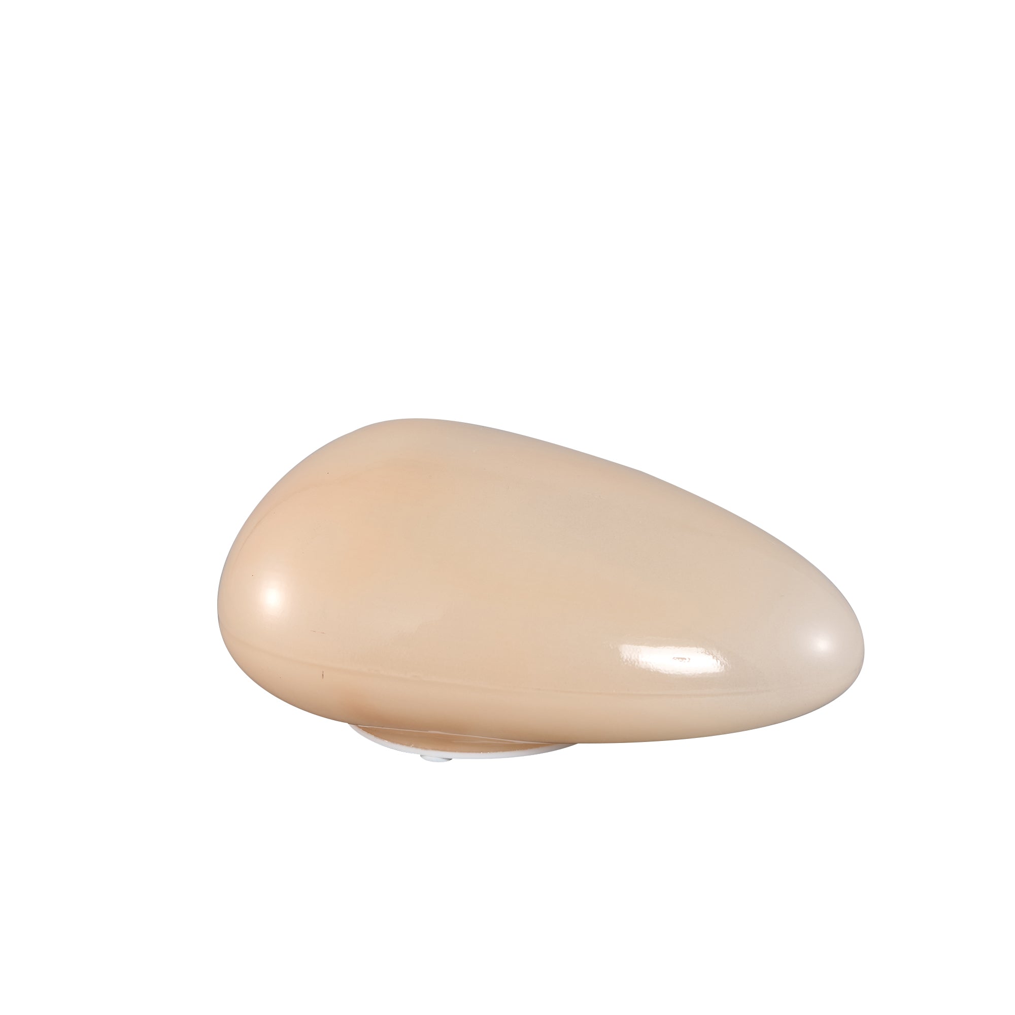 Shalon Lampes LED en verre — Stone Shaped Led Light Rechargeable - Beige