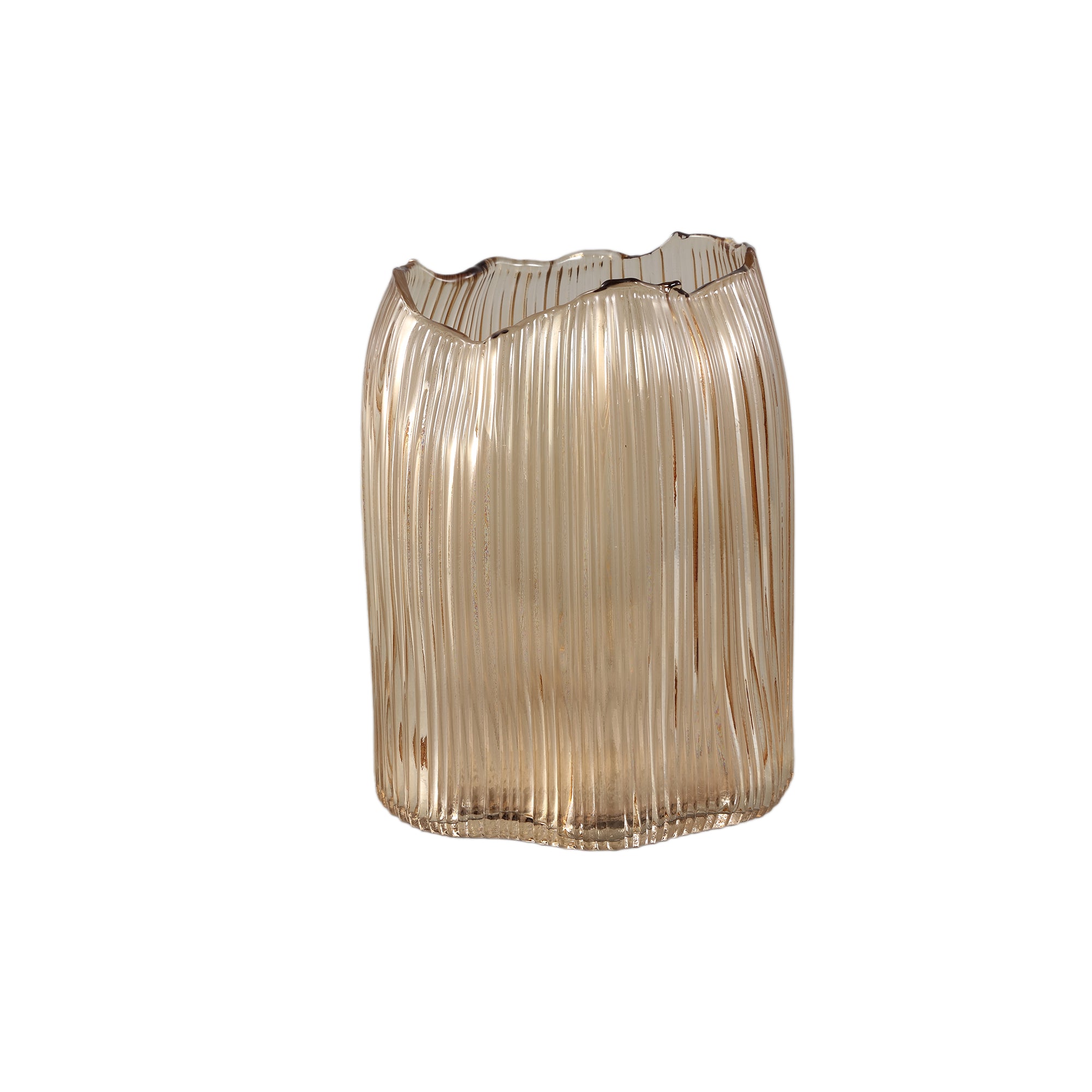 Dewin Bougeoirs en verre - Bronze
