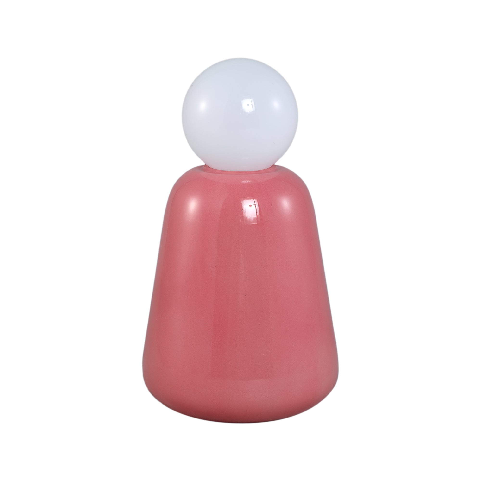 Garine Lampes LED en verre — Led Lamp Rechargeable Low - Dark Pink
