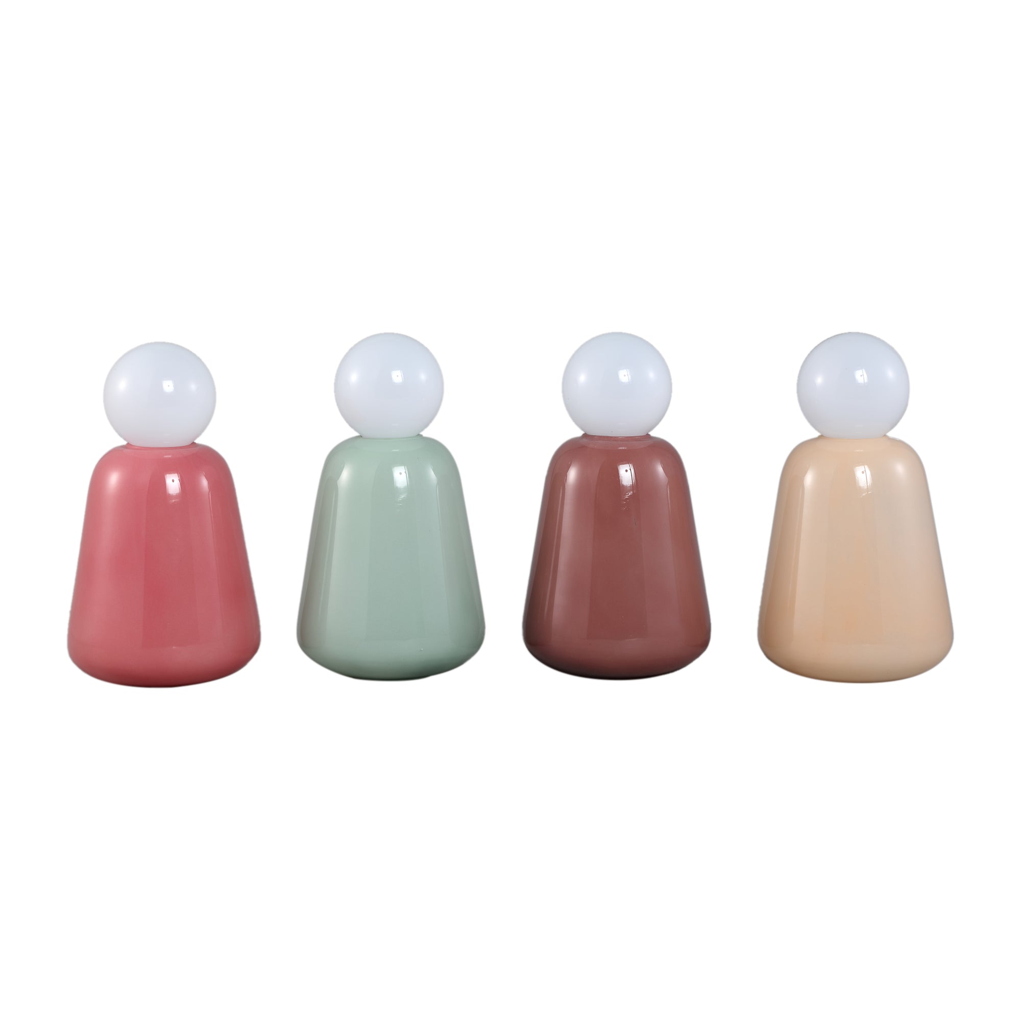 Garine Lampes LED en verre — Led Lamp Rechargeable Low - Beige