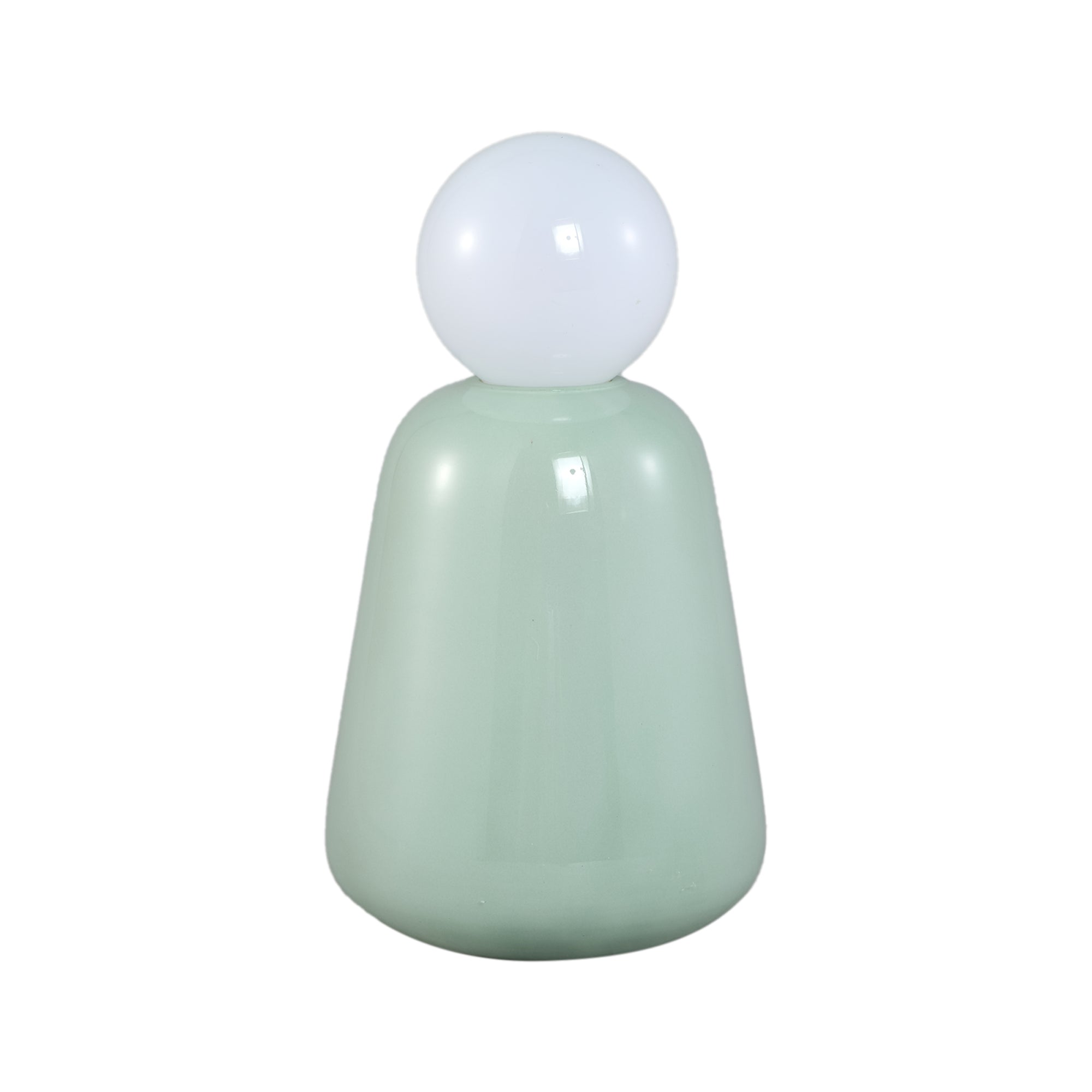 Garine Lampes LED en verre — Led Lamp Rechargeable Low - Vert menthe