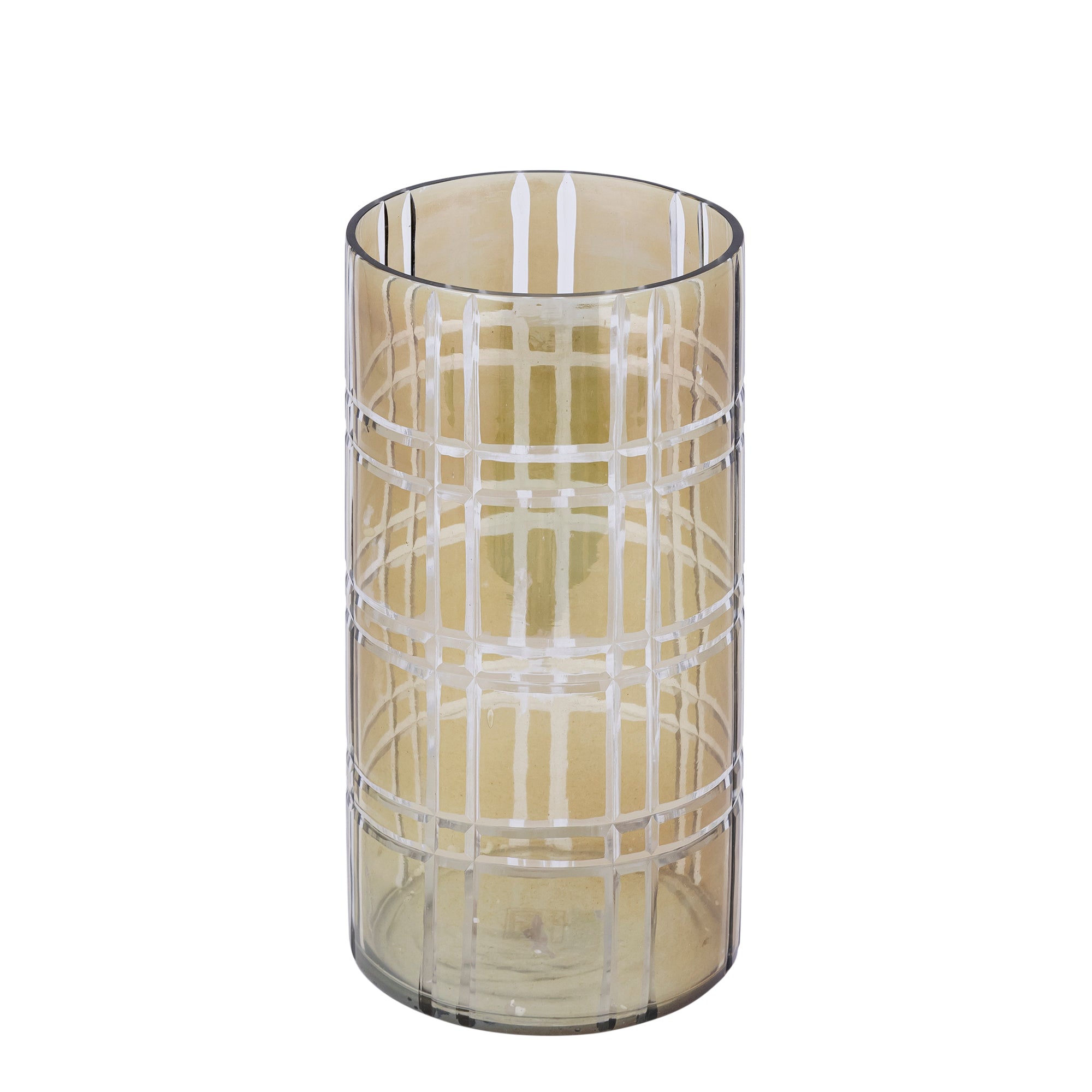 Divit Bougeoirs en verre - Moss Green