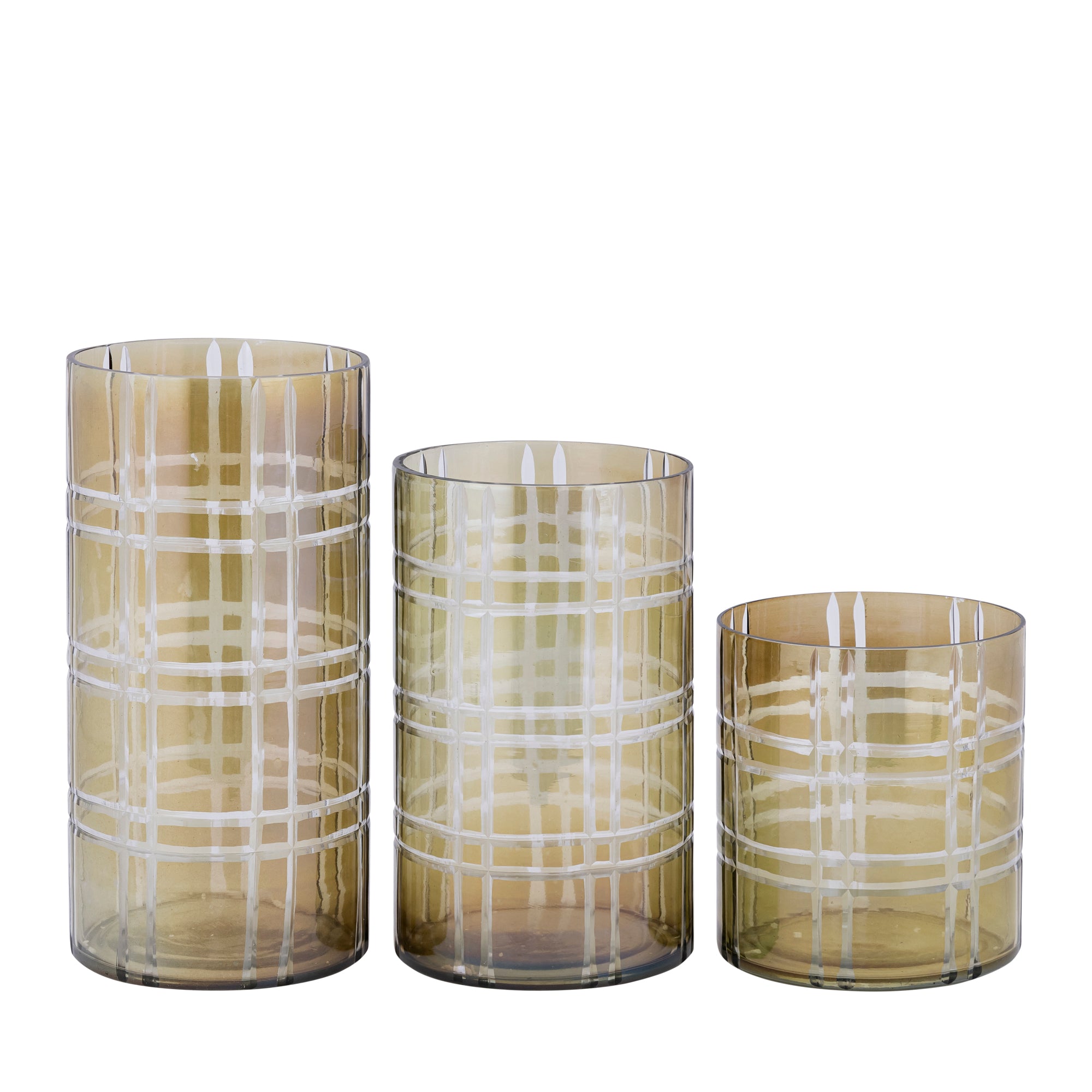 Divit Bougeoirs en verre - Vert