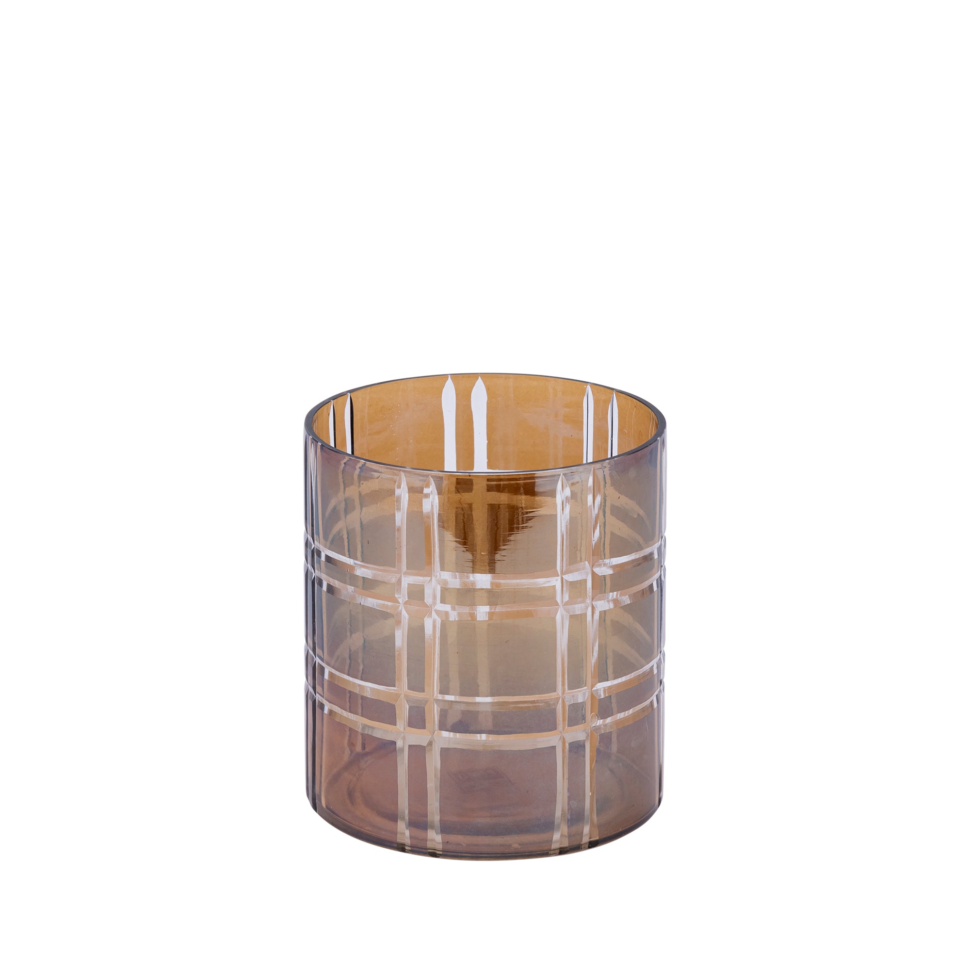 Divit Bougeoirs en verre - Marron foncé