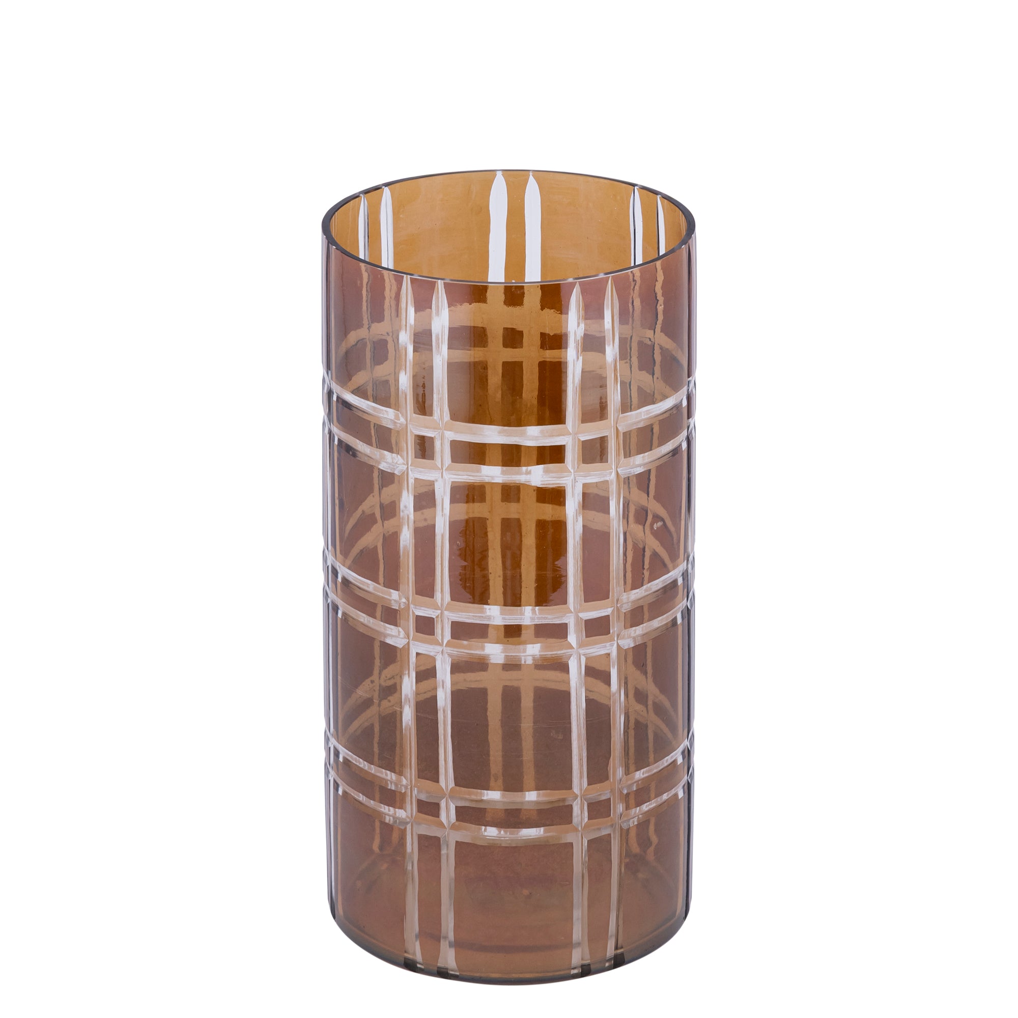 Divit Bougeoirs en verre - Marron foncé
