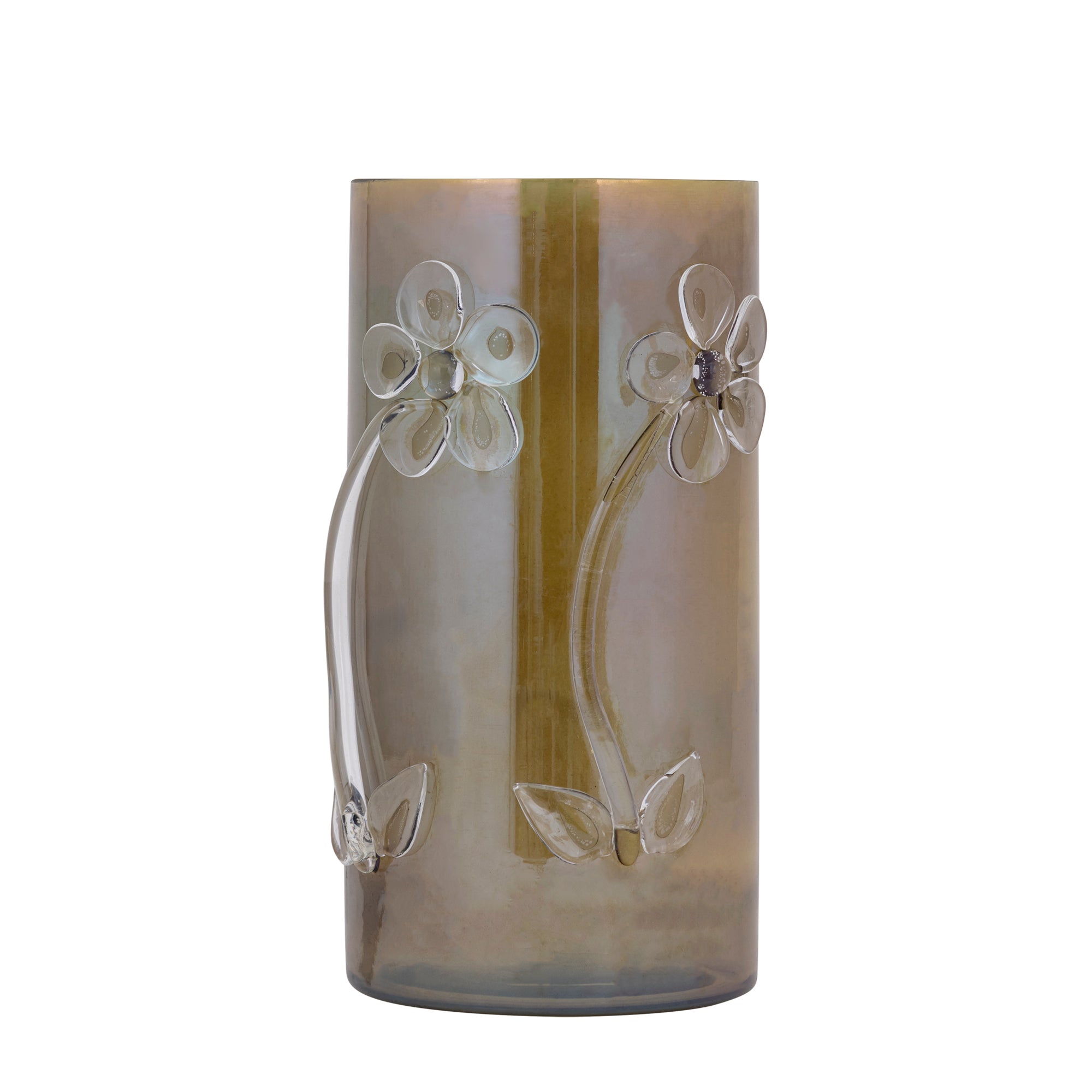 Allya Bougeoirs en verre - Vert
