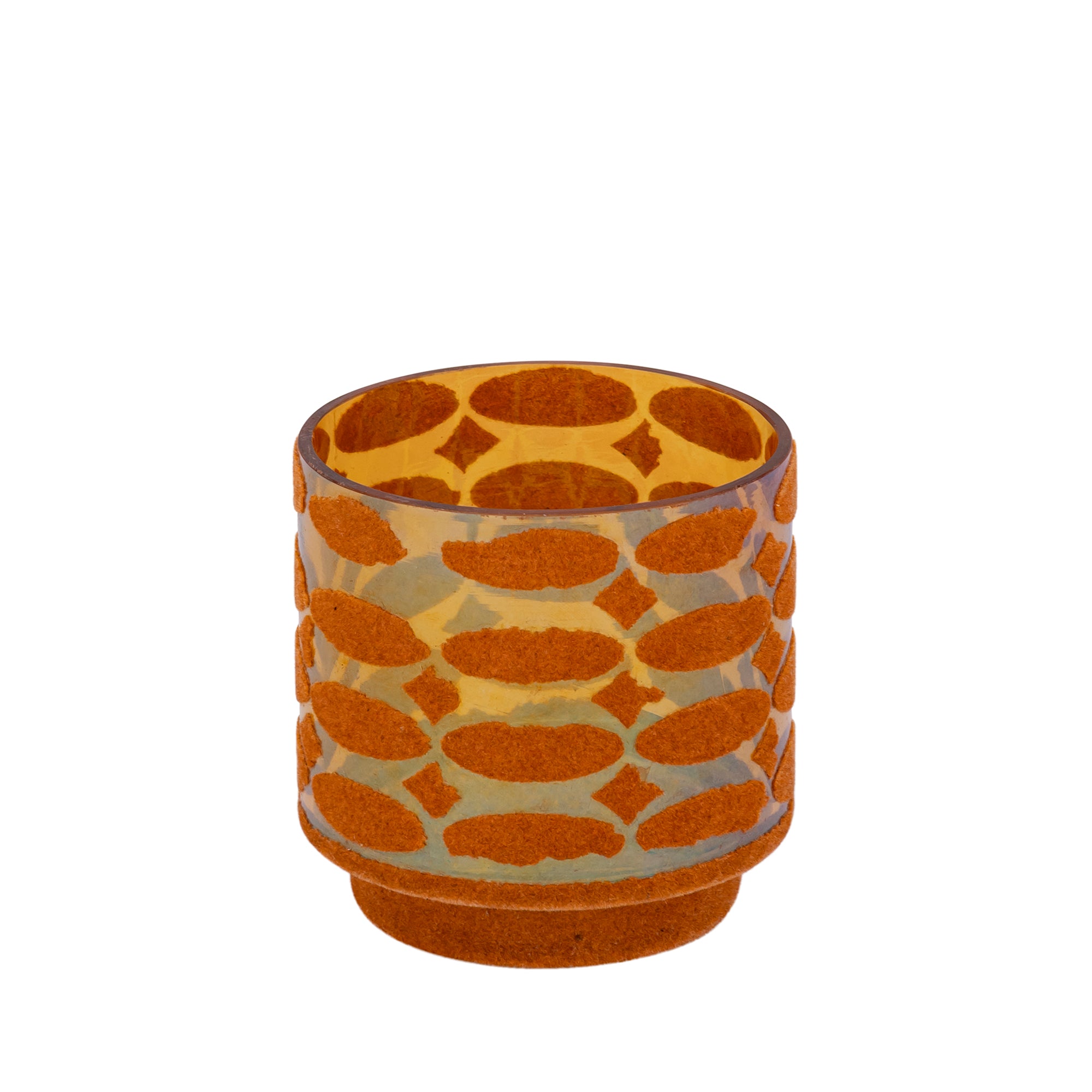 Nadara Photophores en verre - Orange