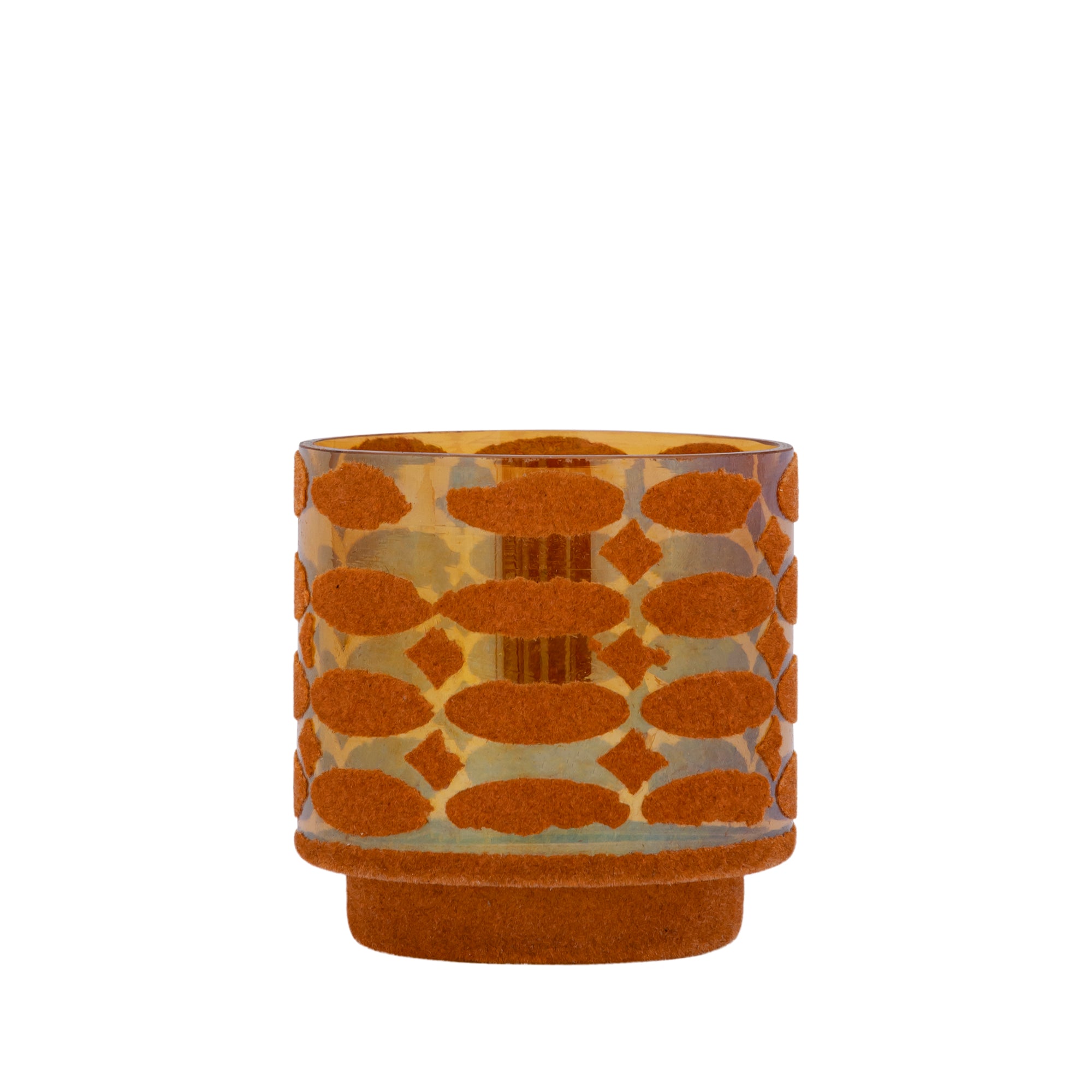 Nadara Photophores en verre - Orange