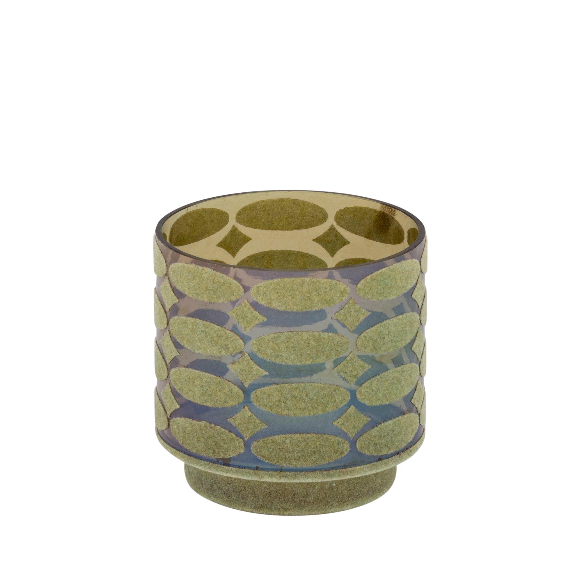 Nadara Photophores en verre - Vert menthe