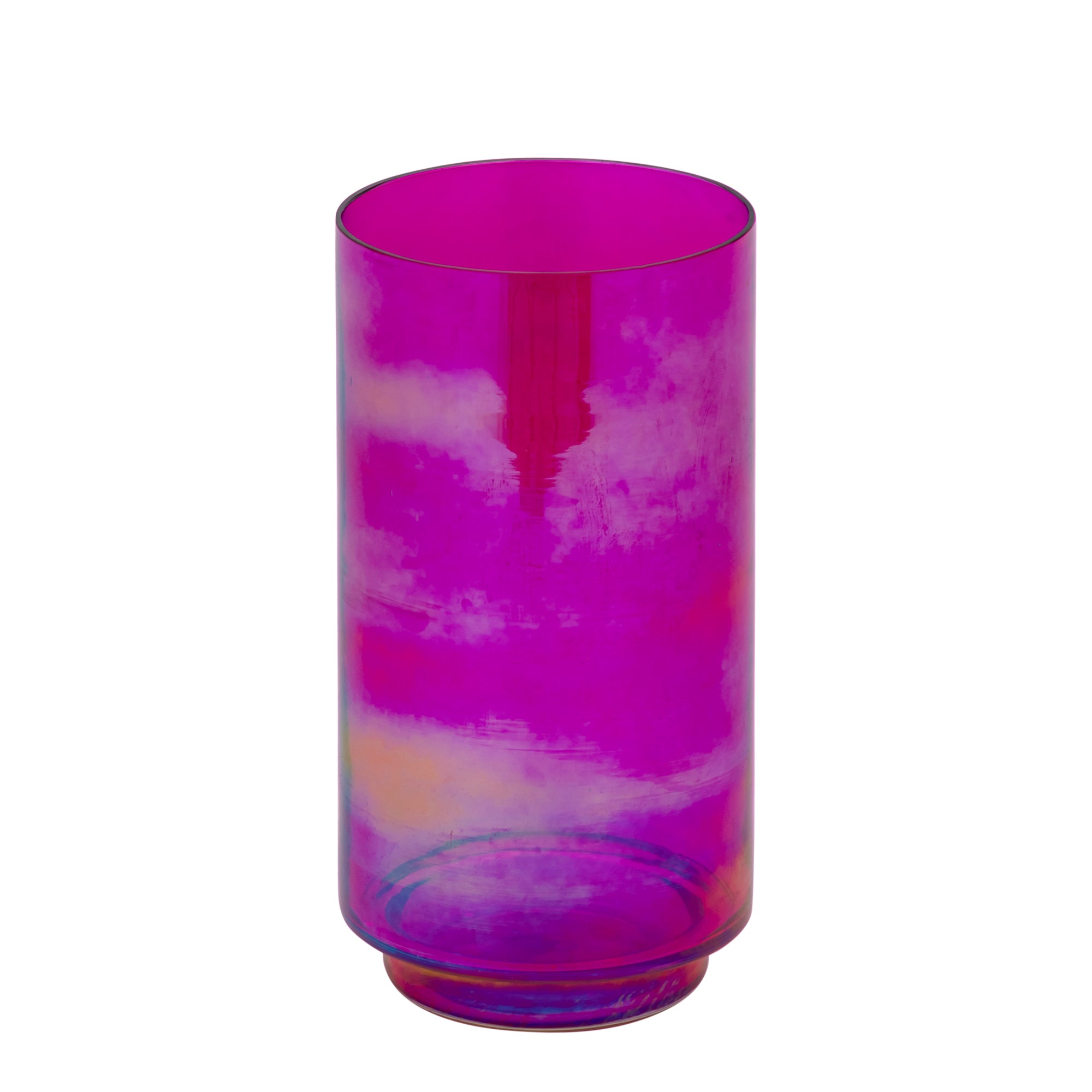 Marabel Bougeoirs en verre - Violet