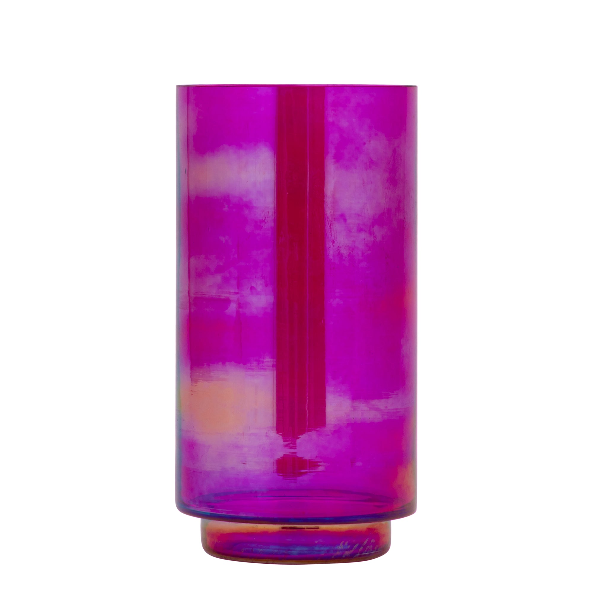 Marabel Bougeoirs en verre - Violet