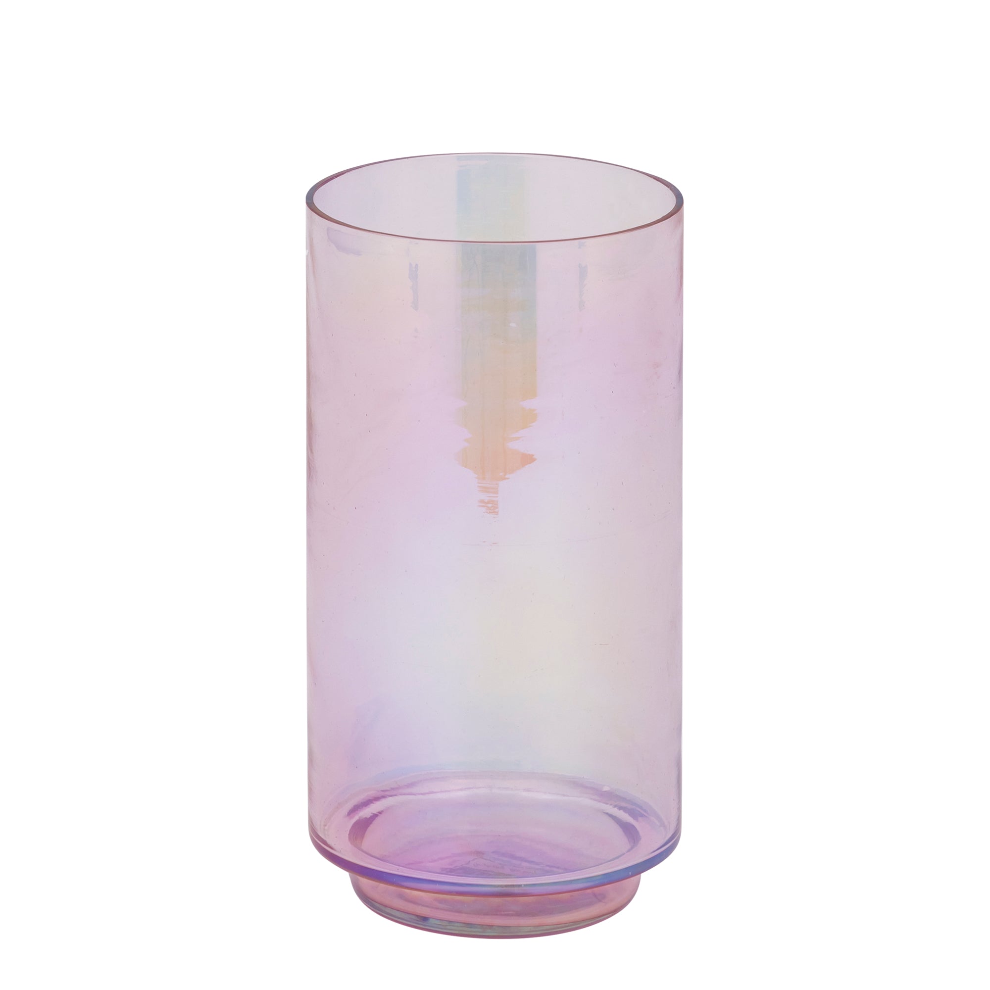 Marabel Bougeoirs en verre - Rose