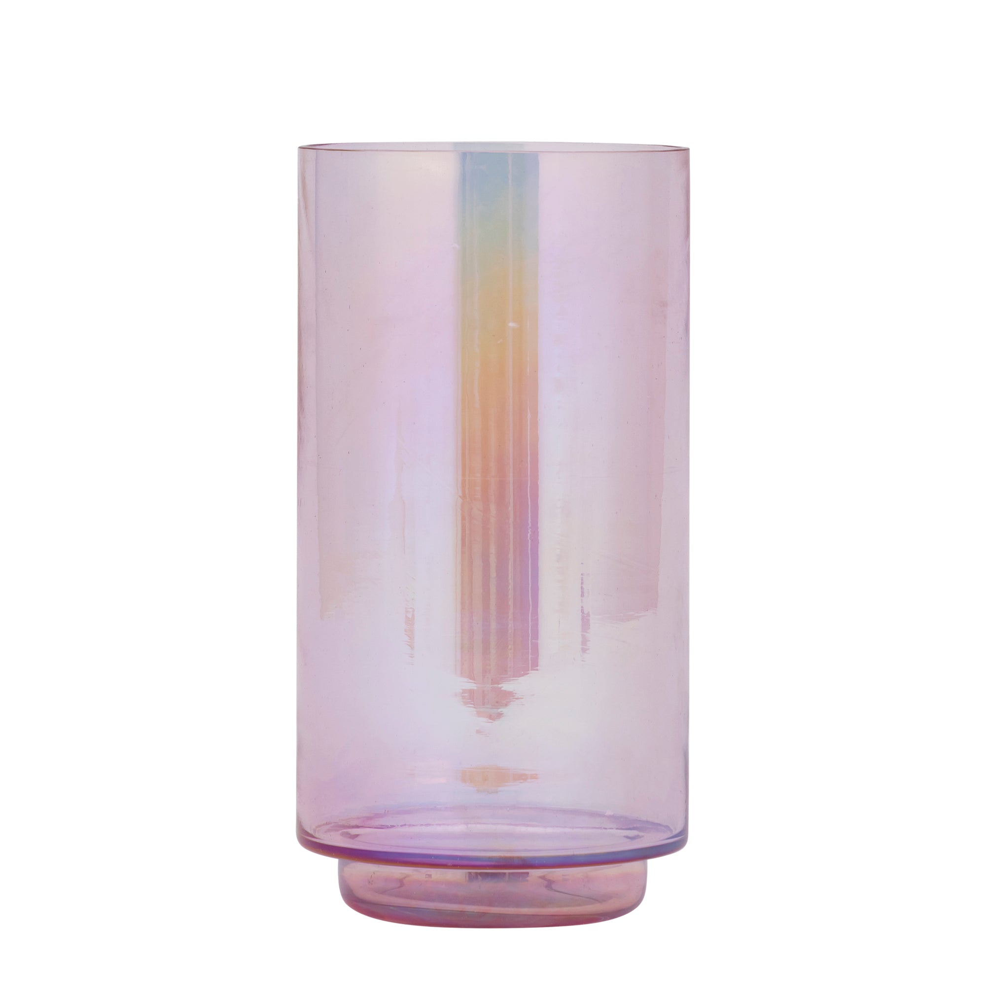 Marabel Bougeoirs en verre - Rose