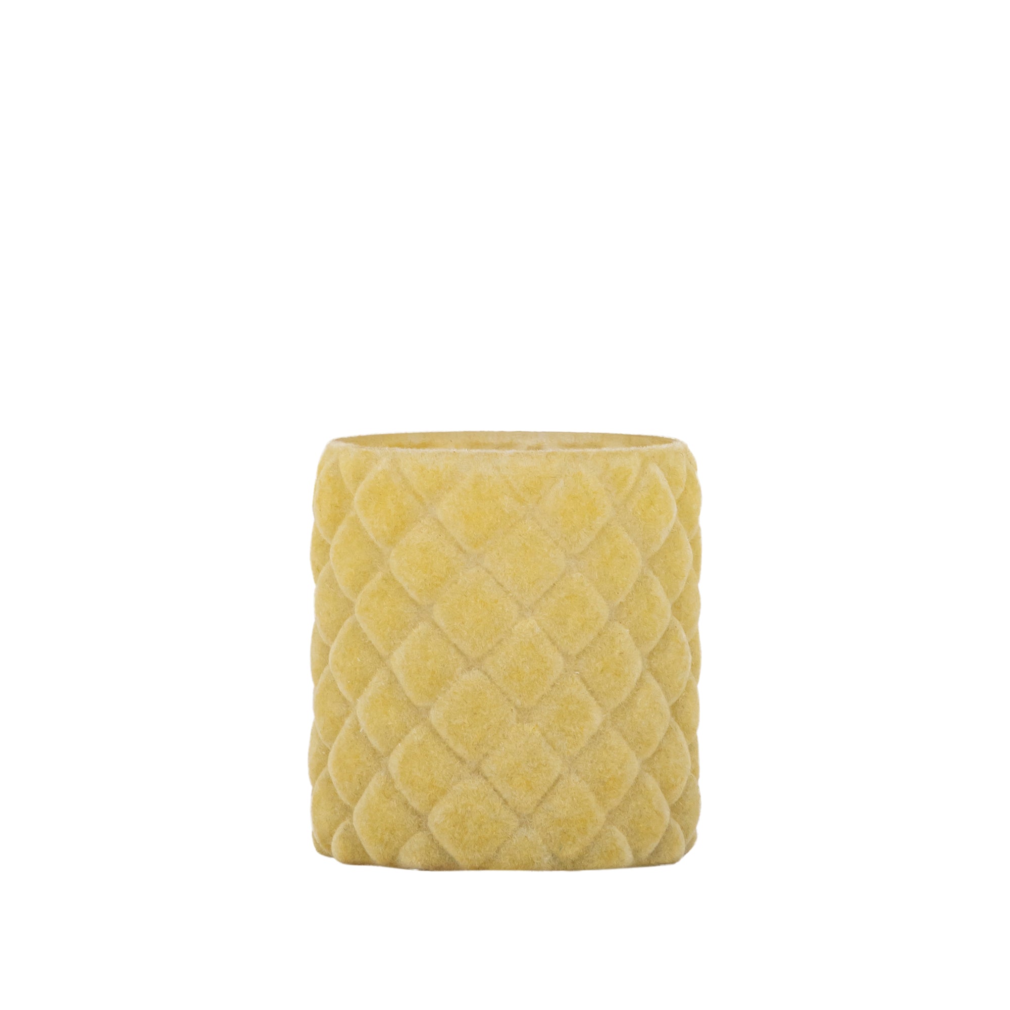 Amella Photophores en verre - Jaune