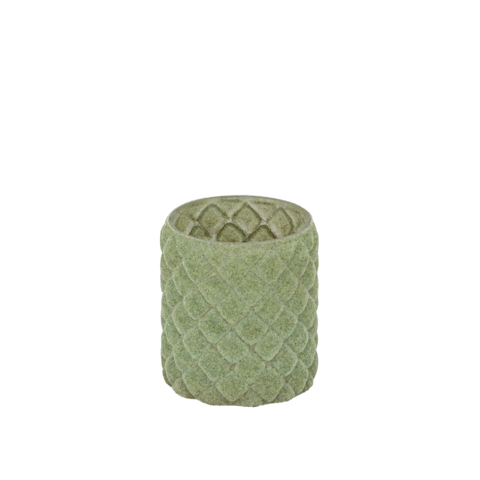 Amella Photophores en verre - Vert menthe