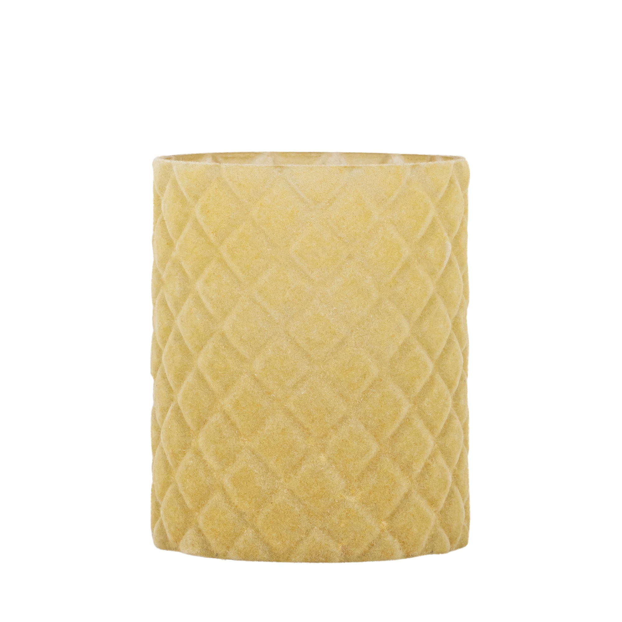 Amella Photophores en verre - Jaune