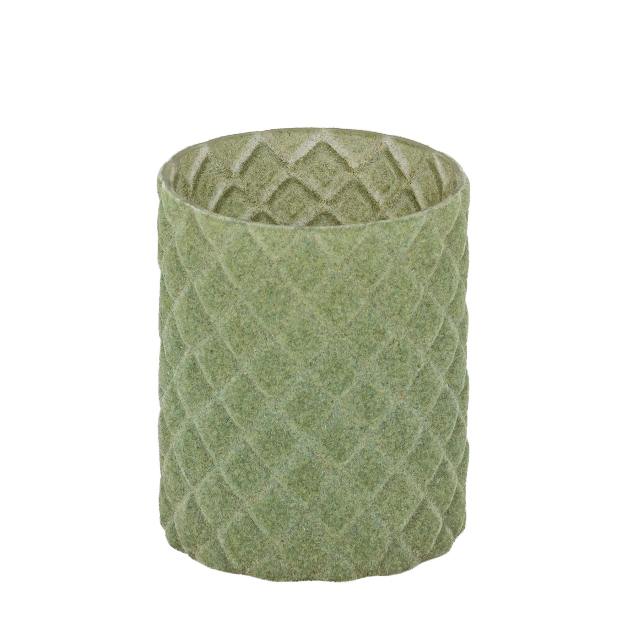 Amella Photophores en verre - Vert menthe