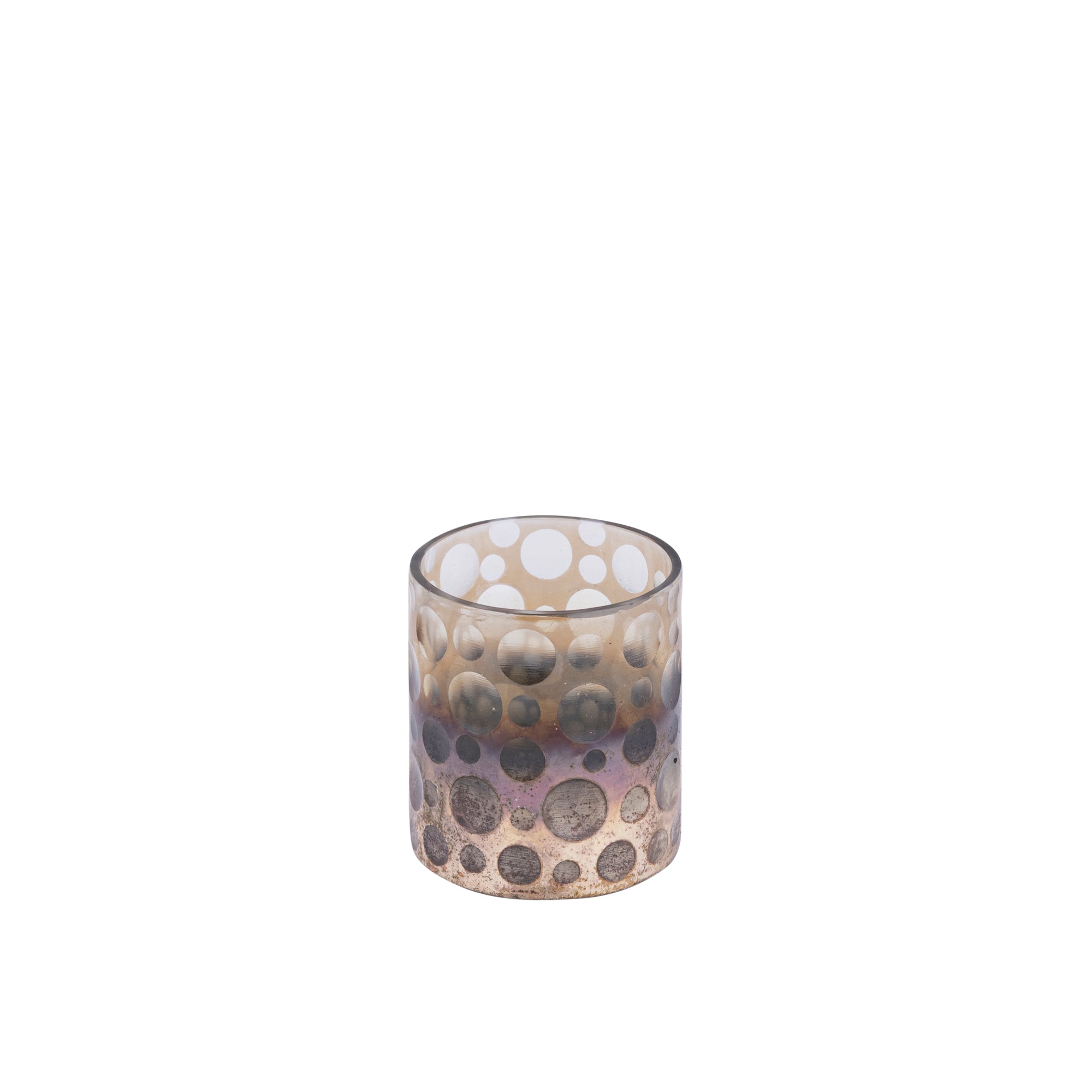 Bridgid Photophores en verre - Marron