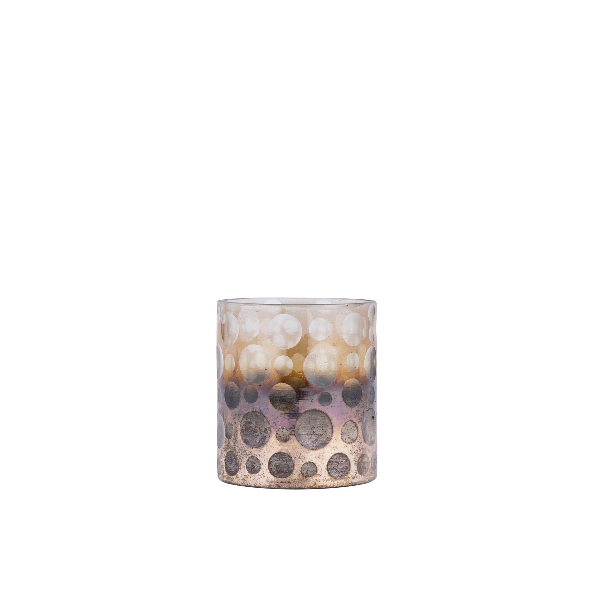 Bridgid Photophores en verre - Marron