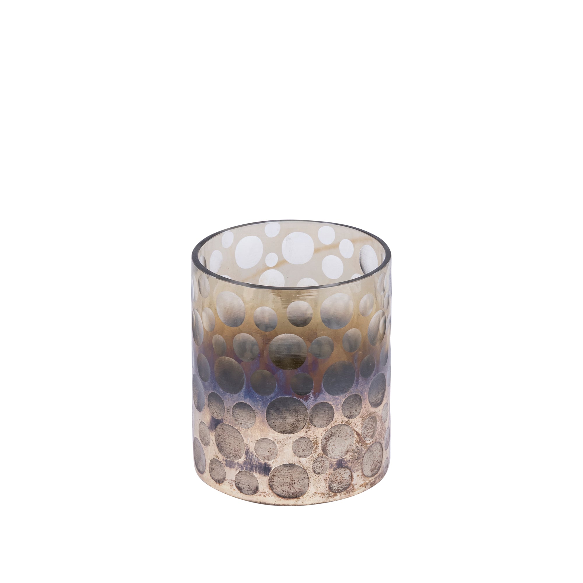 Bridgid Bougeoirs en verre - Marron