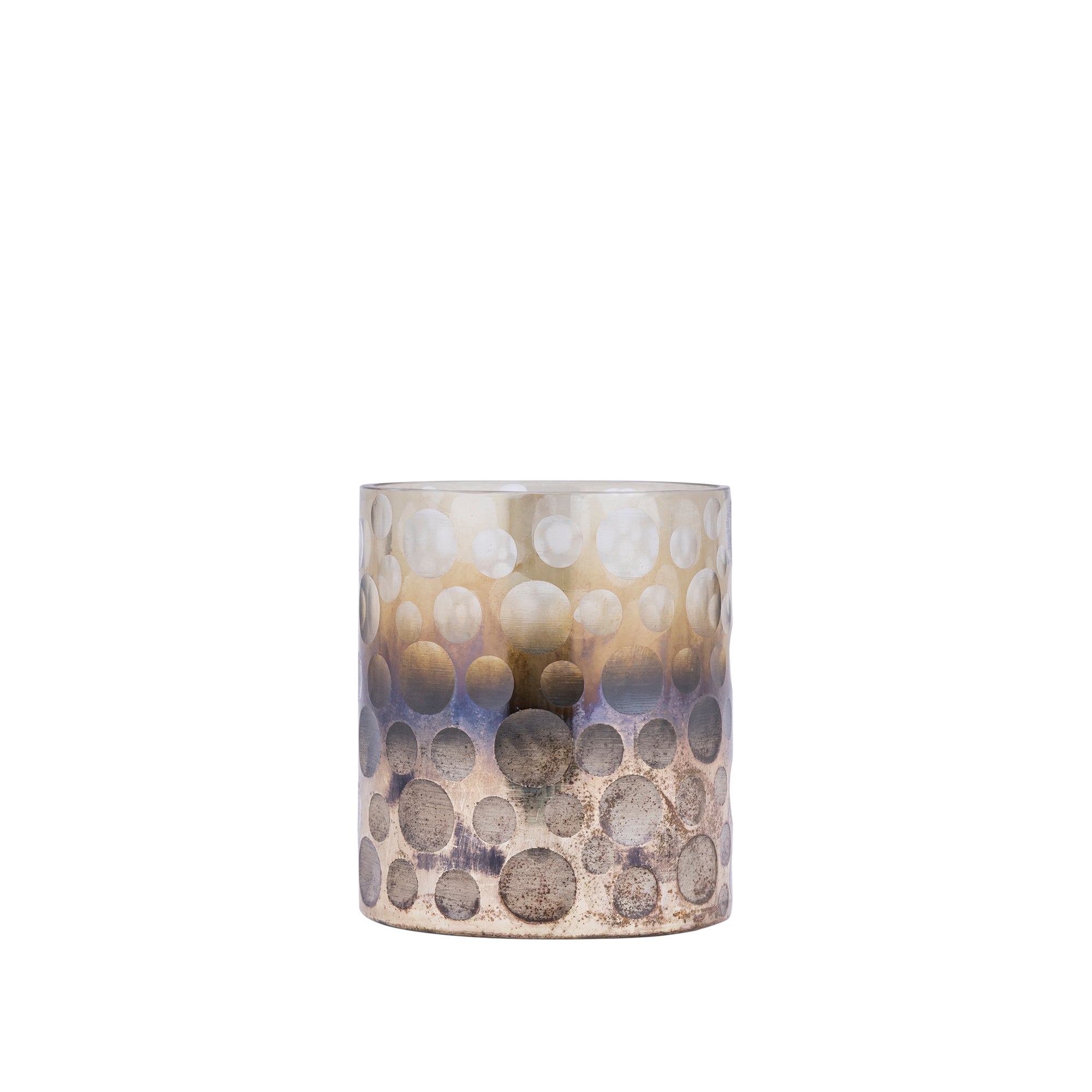 Bridgid Bougeoirs en verre - Marron